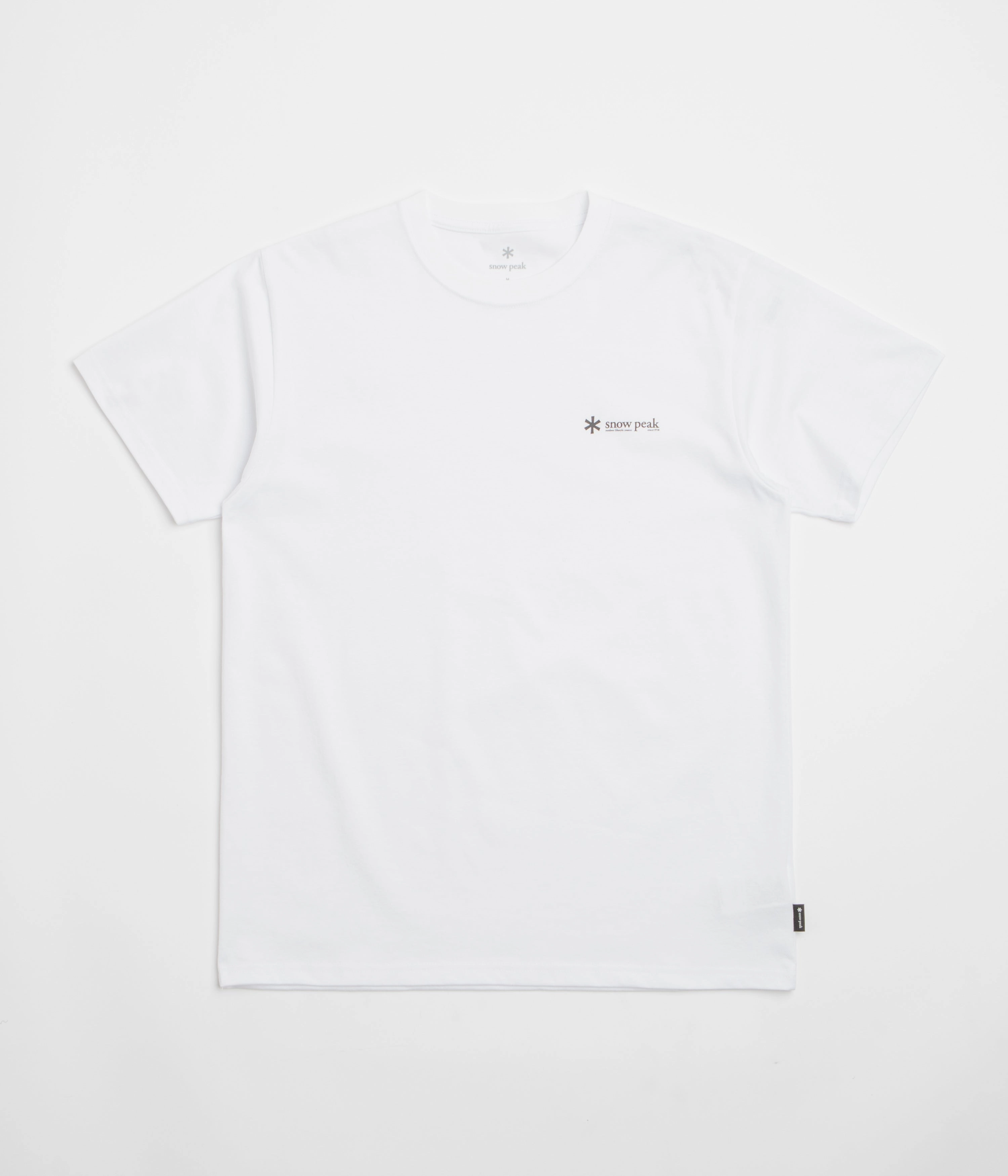tie dye Snow Peak Chest Logo T-Shirt - White