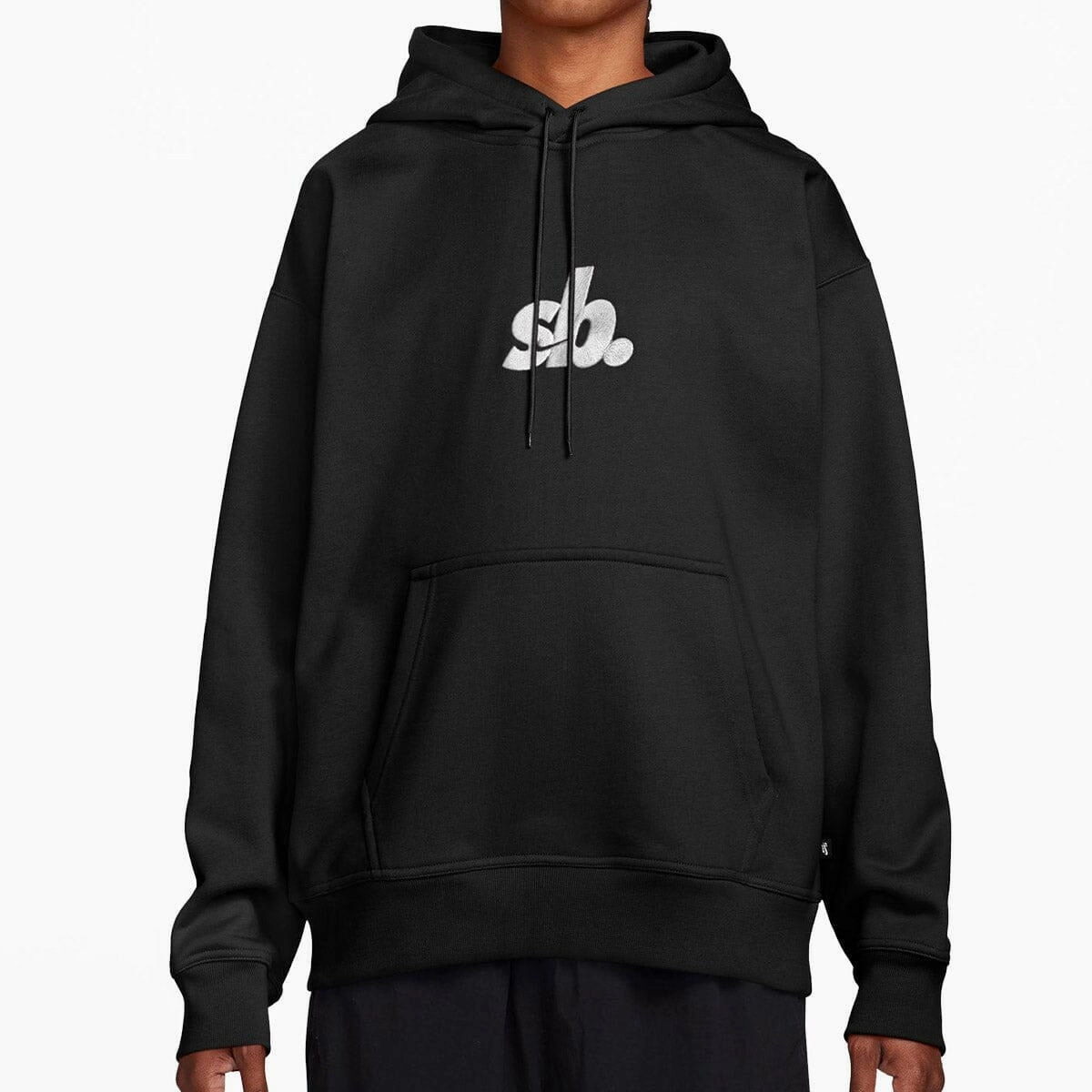 Nike SB - SB Hoodie Black Minimalist Aesthetic Cotton Blend