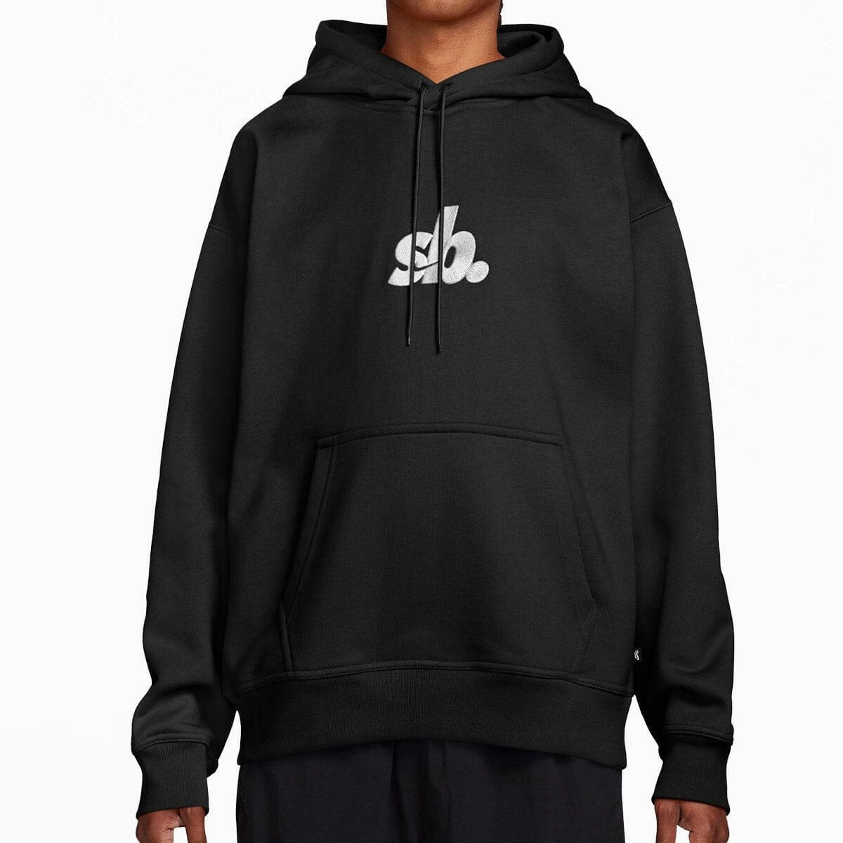 fleece material Nike SB - SB Hoodie Black