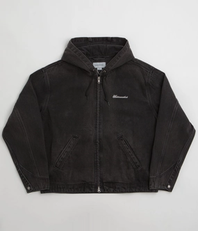 thisisneverthat Washed Carpenter Jacket - Black aesthetically pleasing