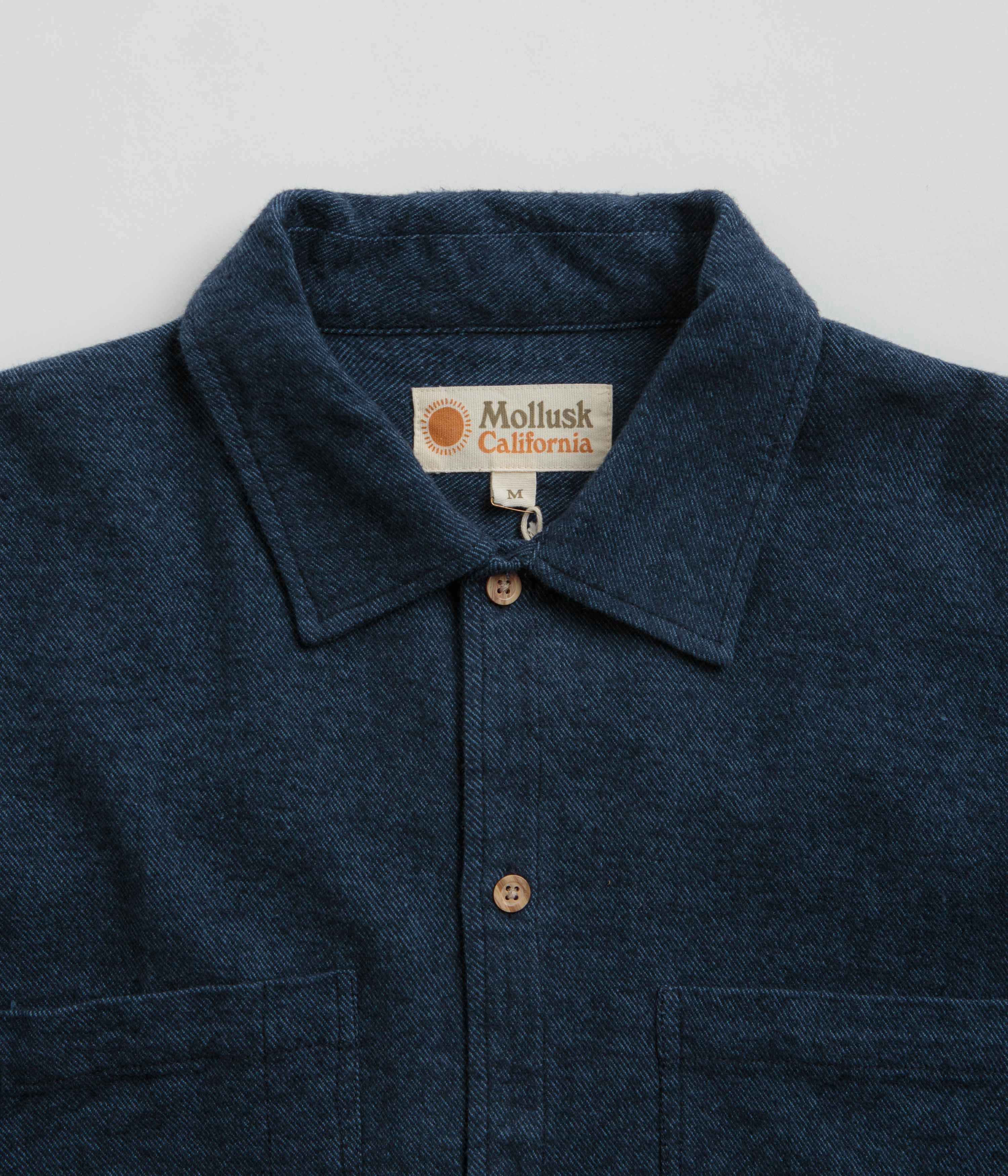 Vibrant Colors Mollusk Builder Shirt - True Blue