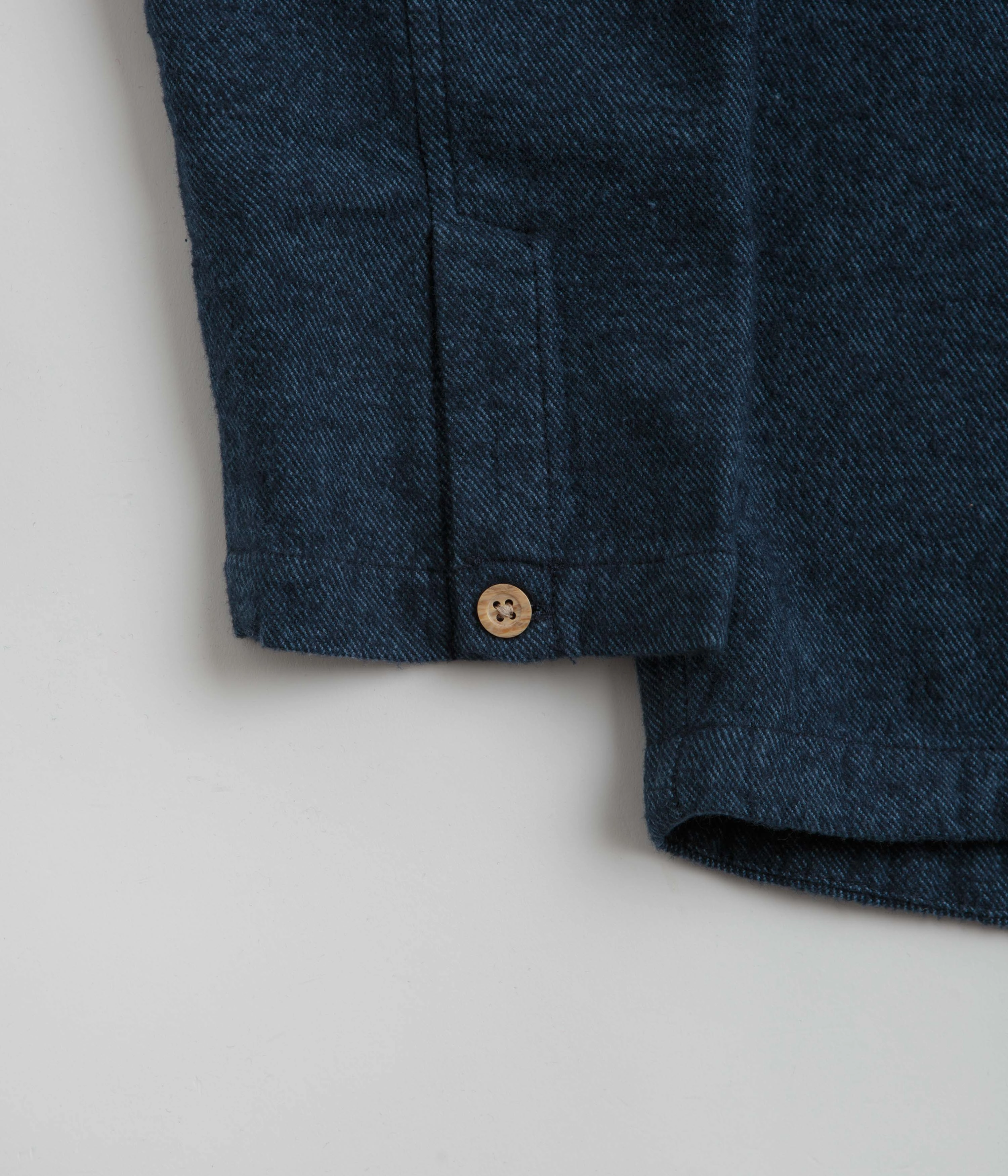 Mollusk Builder Shirt - True Blue Reinforced Elasticity