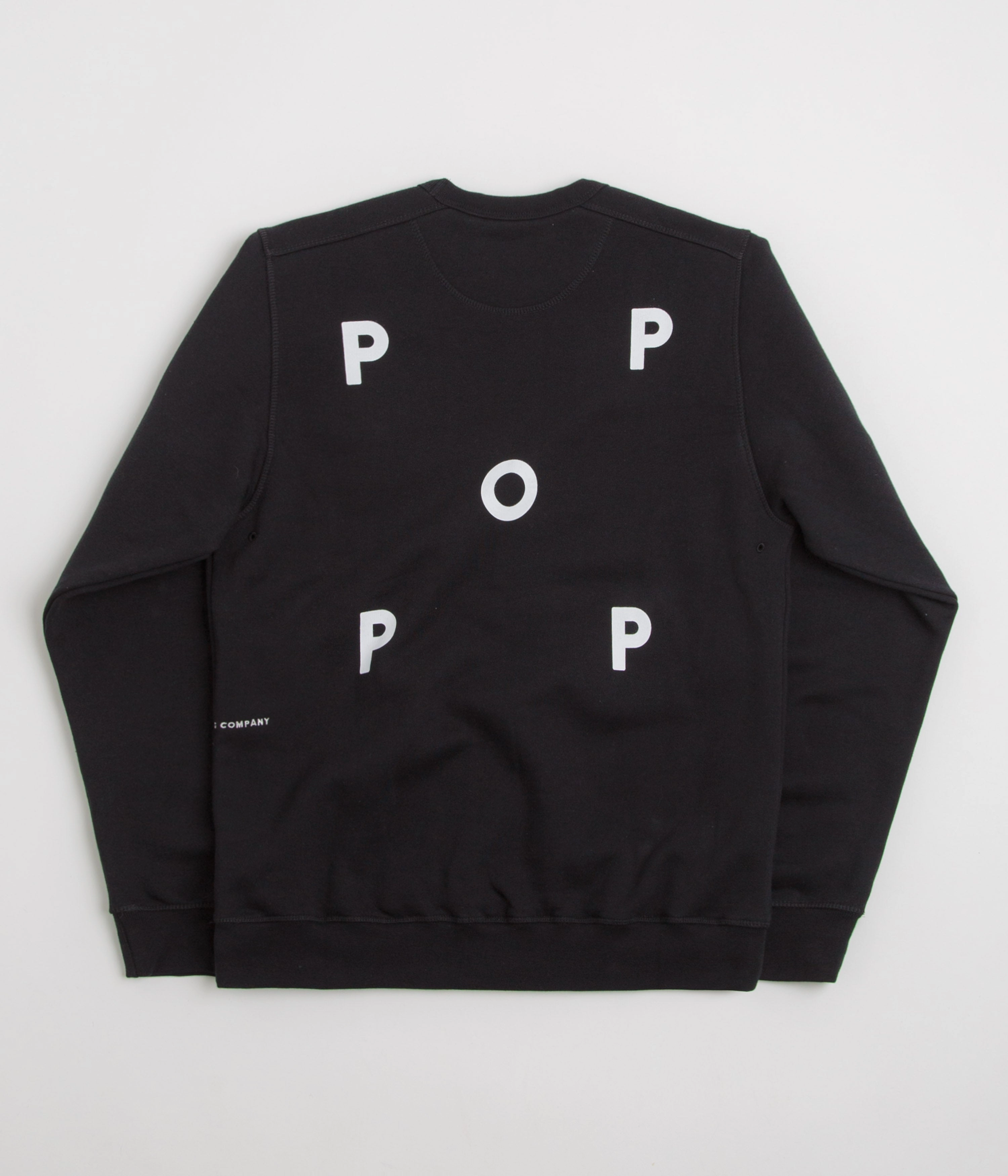 Unisex style Smart Layer Pop Trading Company Logo Crewneck Sweatshirt - Black / White