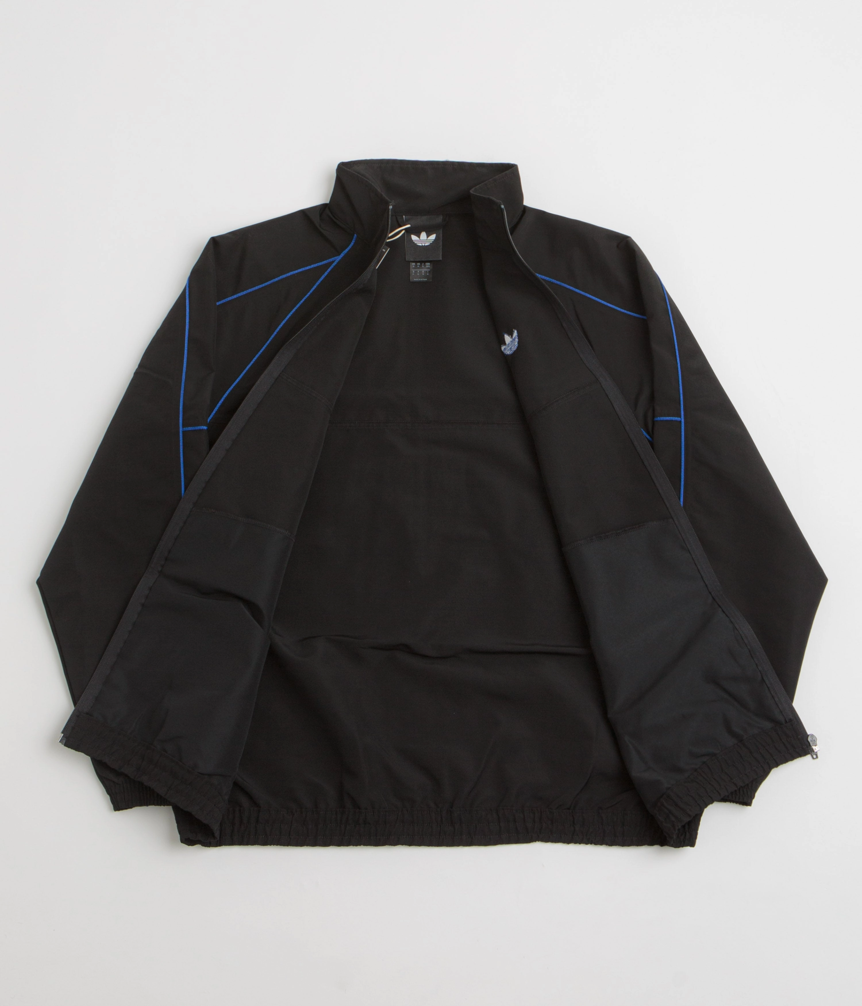 Red Warm Outerwear Adidas Gazelle Premiere Track Jacket - Black / White / Team Royal Blue
