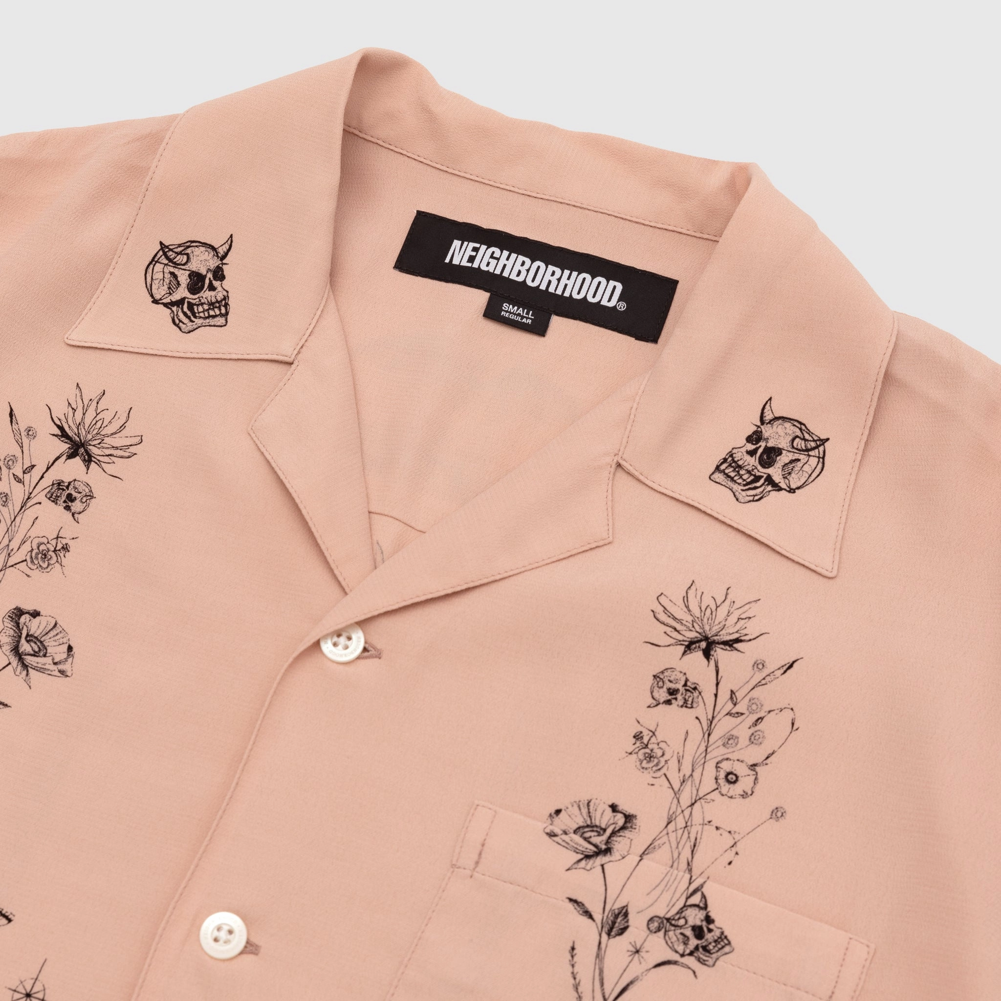 Modern Look Layered Design NH x DR WOO HAWAIIAN S/S SHIRT