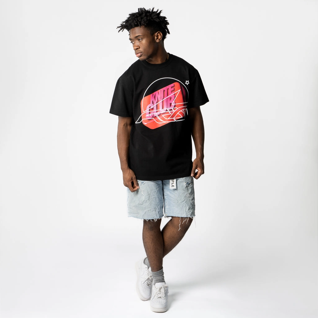 Always On Tour Nite Club Tee - Black male clothing Anti Pilling Finish