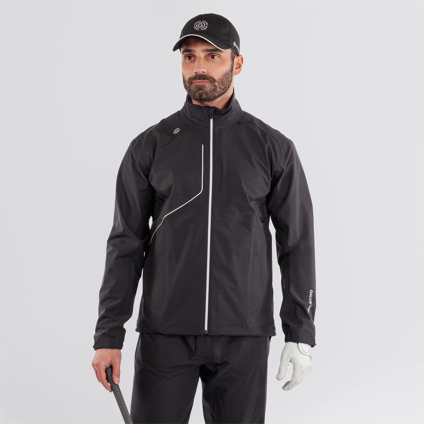 Ames PERTEX Waterproof Jacket Black/White Summer