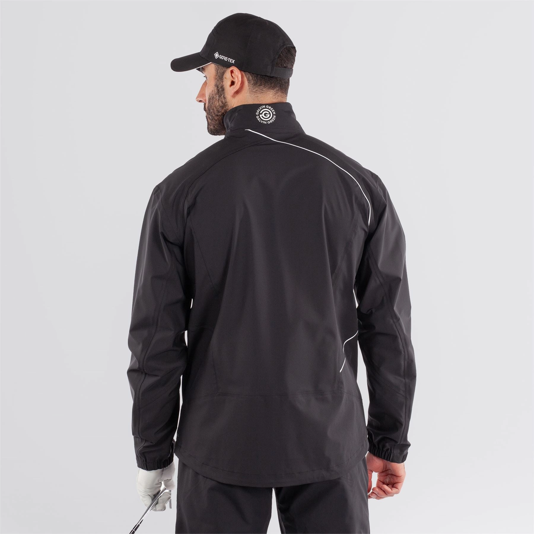 Certificate Fitted Ames PERTEX Waterproof Jacket Black/White