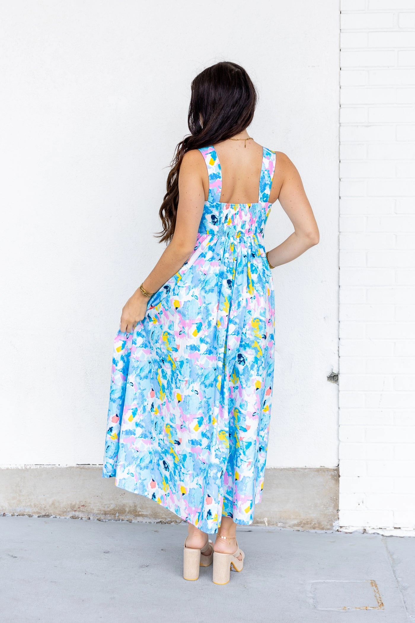 Patterned-Fabric ANDY DRESS