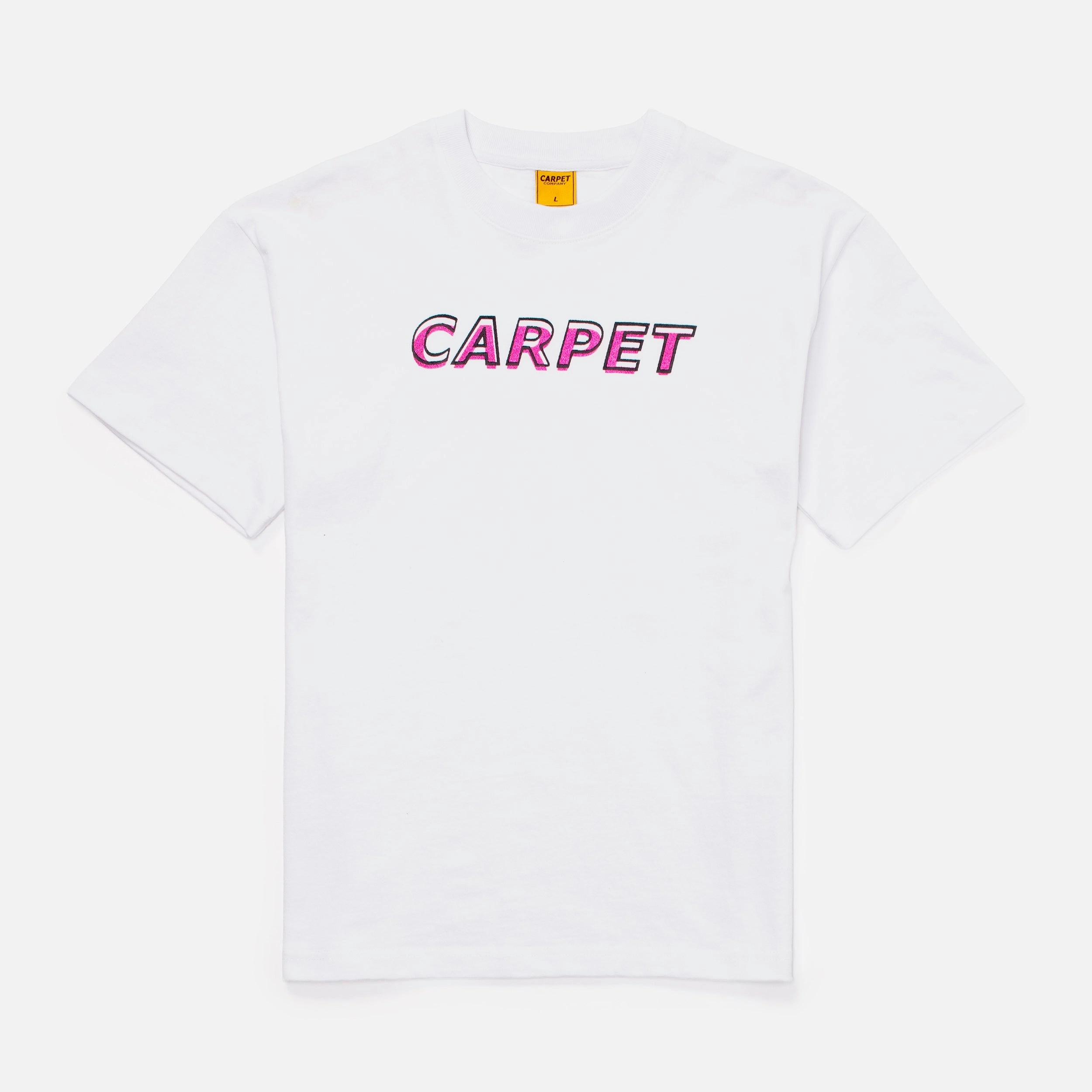 raw hem Layered Hem Reinforcement Misprint Tee