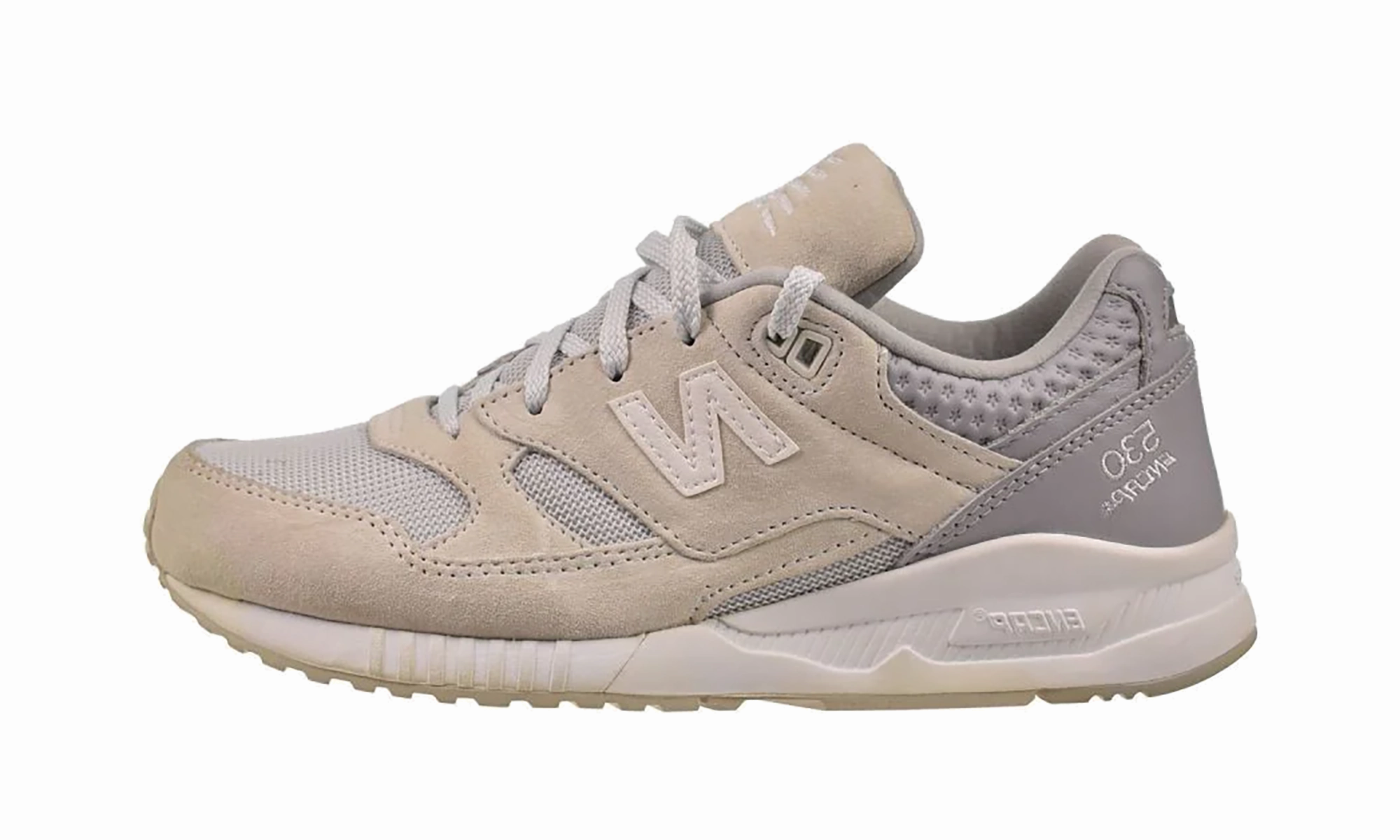 Impact Diffusing Structure Supportive sole 530 "Suede -White"