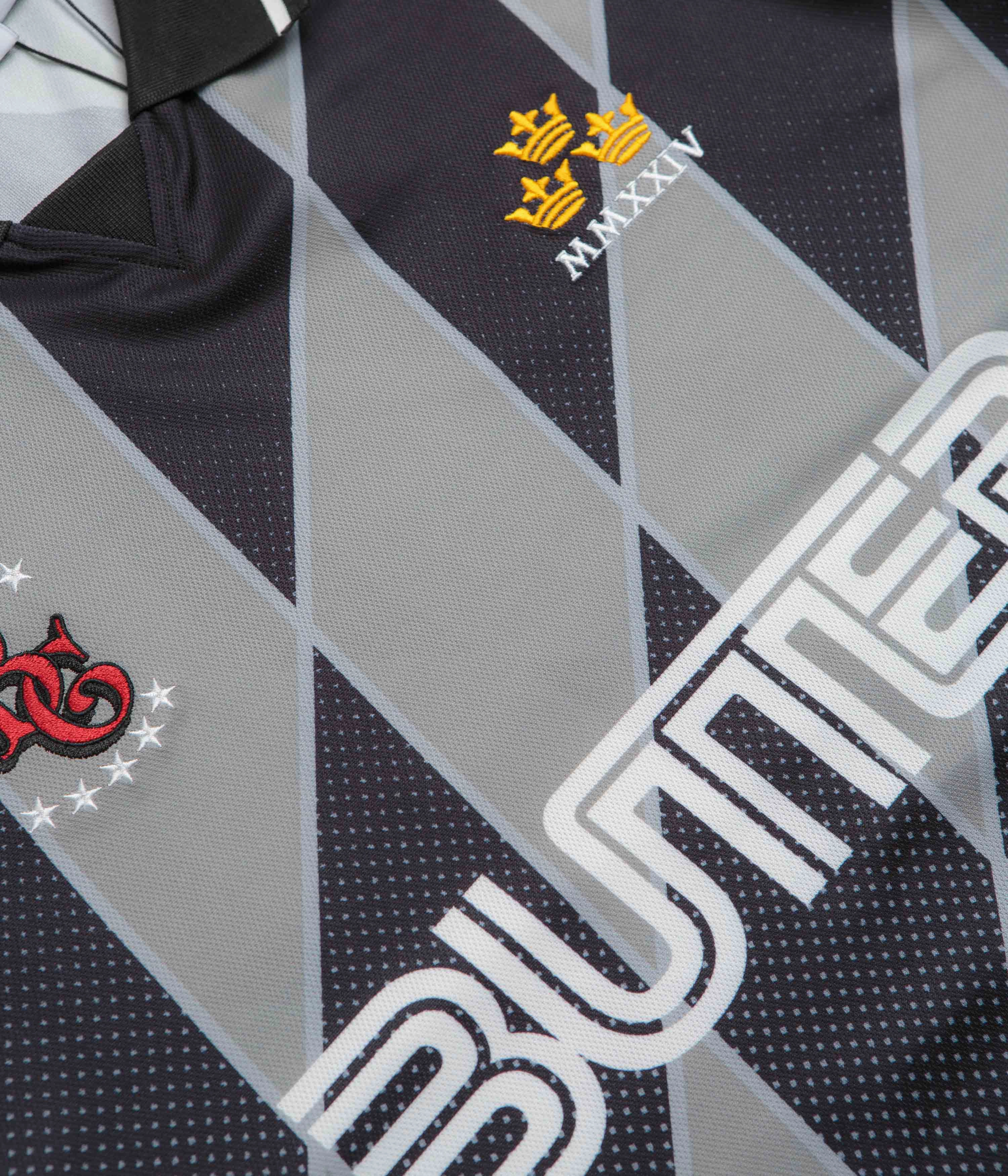 Butter Goods Football Jersey - Grey / Black bus venue theater event