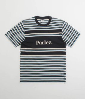 Parlez Solar YD Stripe T-Shirt - Midnight tent venue