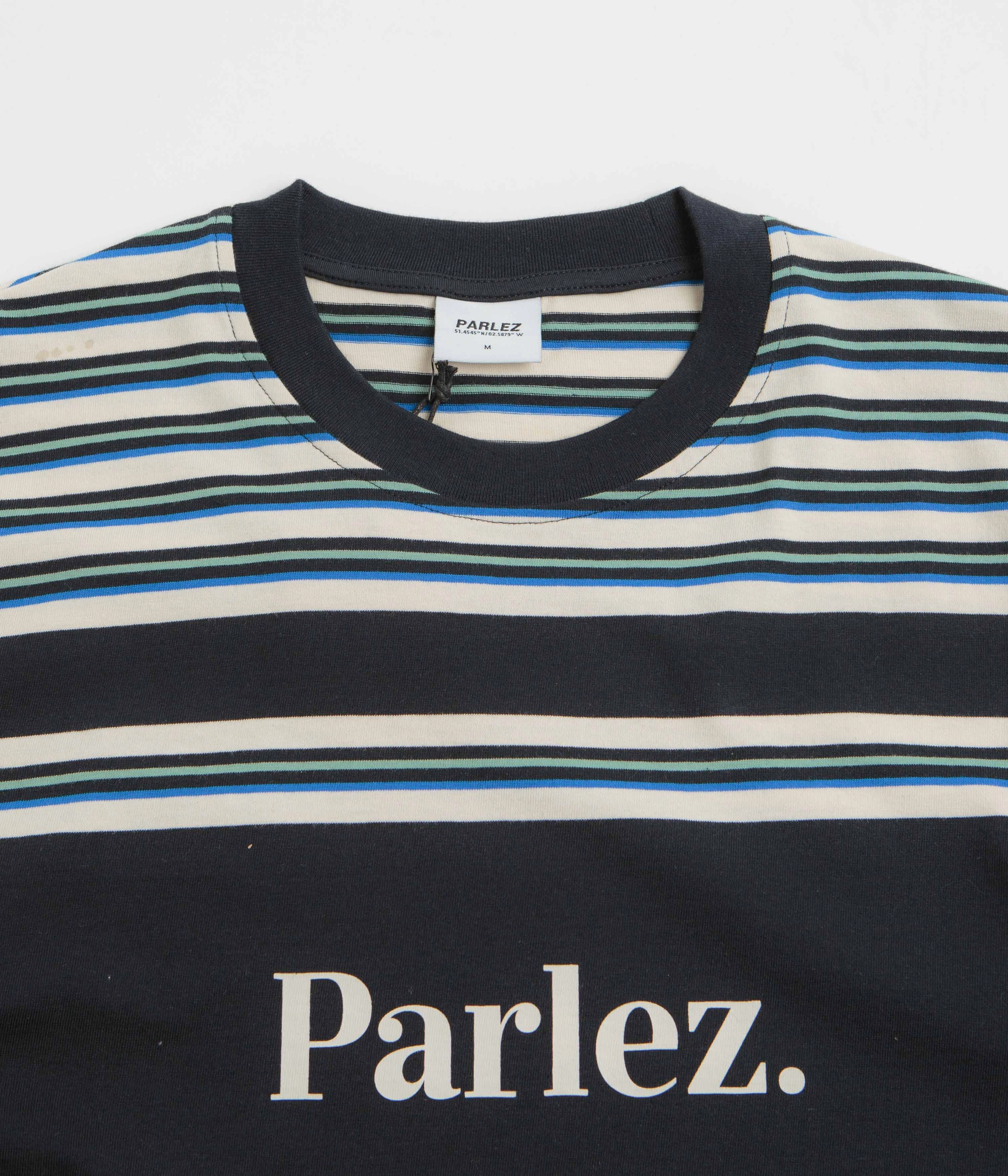 rhinestone Outdoor Activity Parlez Solar YD Stripe T-Shirt - Midnight