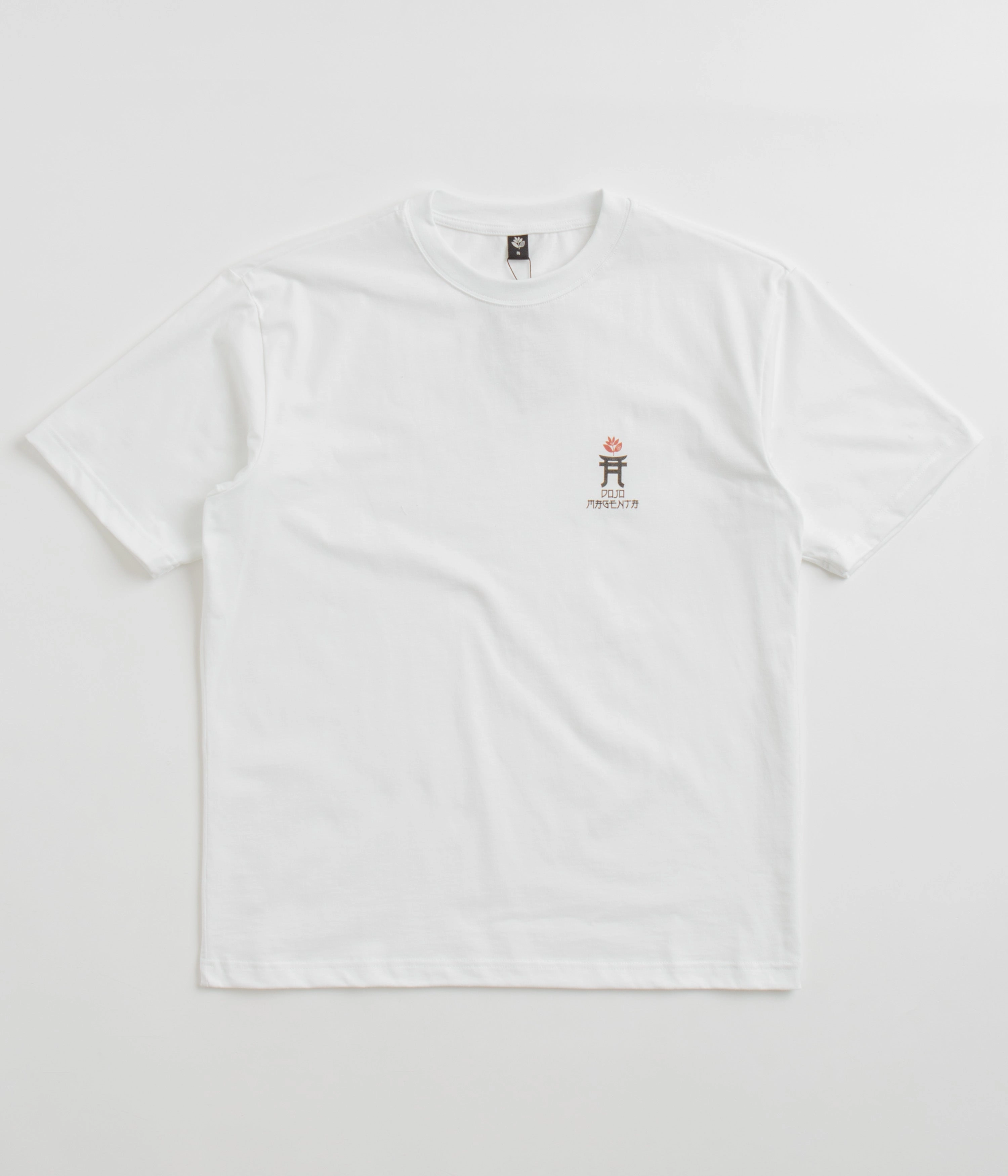 Casual Magenta Dojo T-Shirt - White