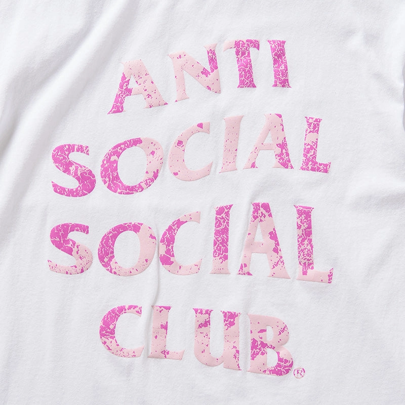 Anti Social Social Club Weathered Tee - White Modernity School campus