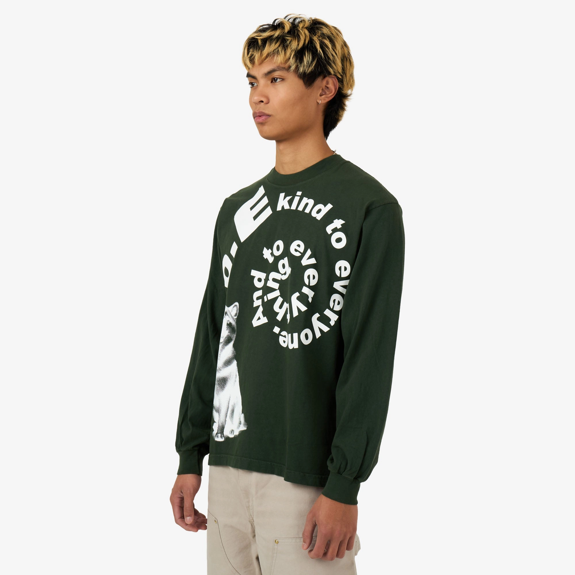 Checked b.Eautiful Shiba Longsleeve Shirt Green