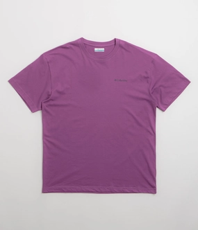 concert event Columbia Black Butte Graphic T-Shirt - Razzle / Linear View