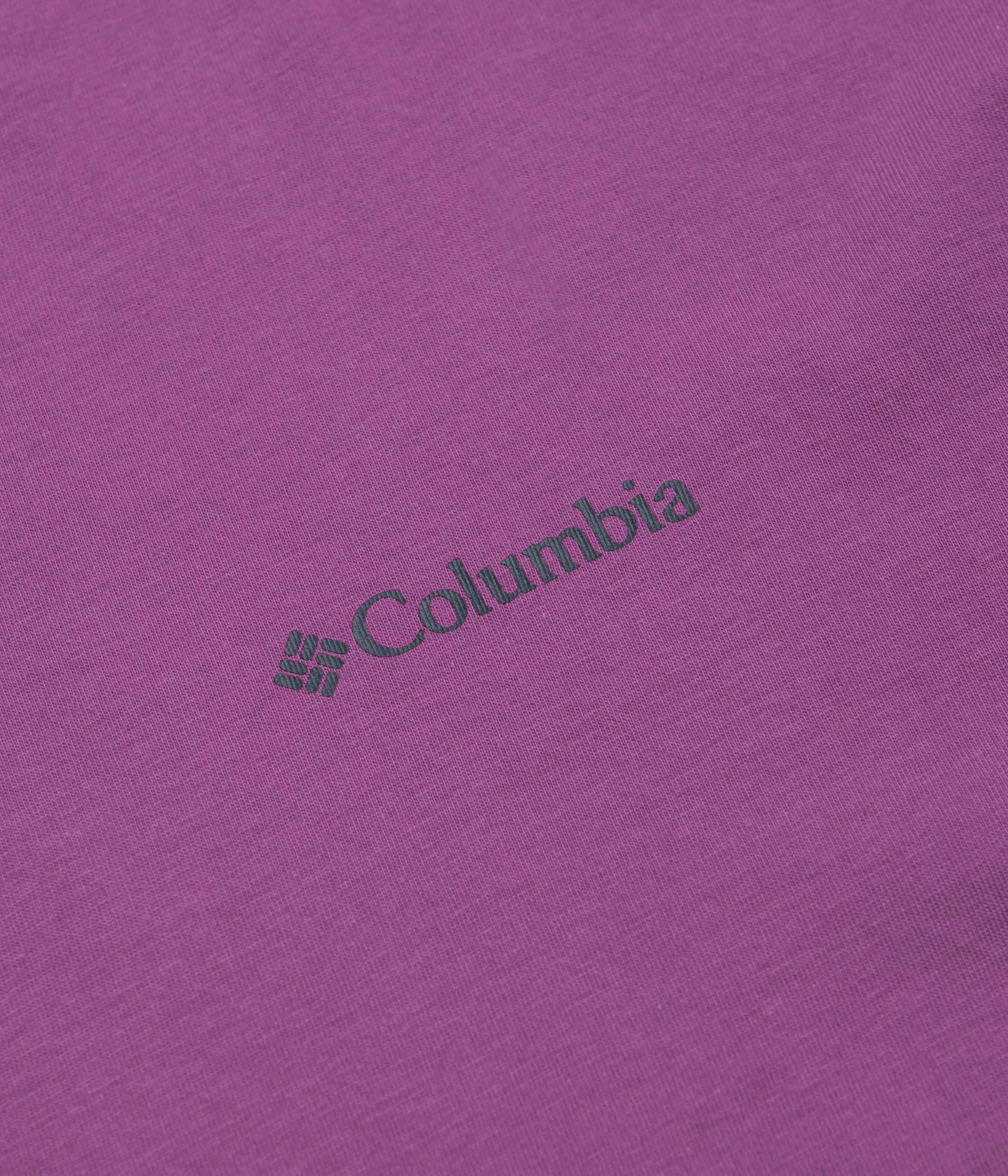 Columbia Black Butte Graphic T-Shirt - Razzle / Linear View Long sleeve option