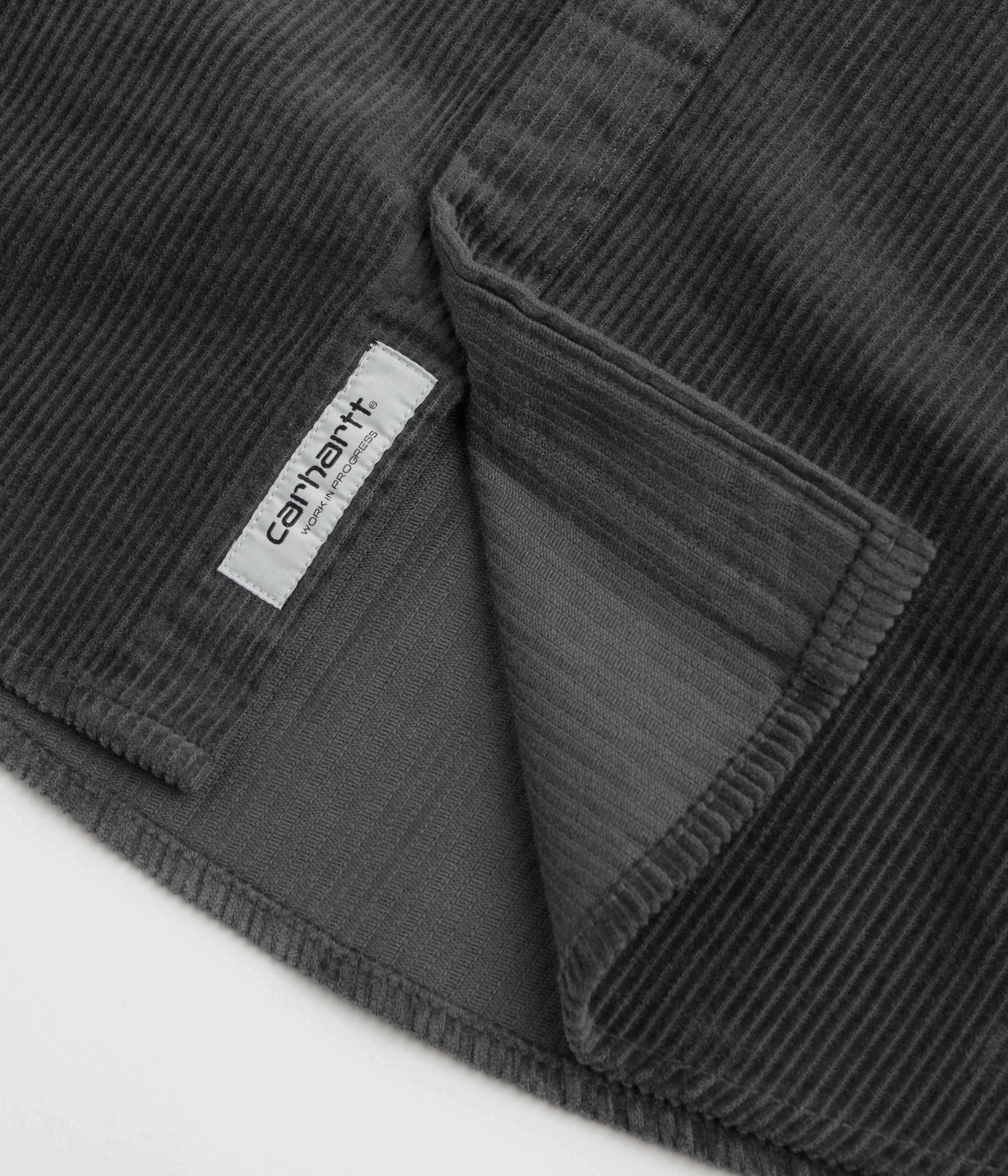 Carhartt Madison Cord Shirt - Graphite / Graphite Fashion Forward Polished Look