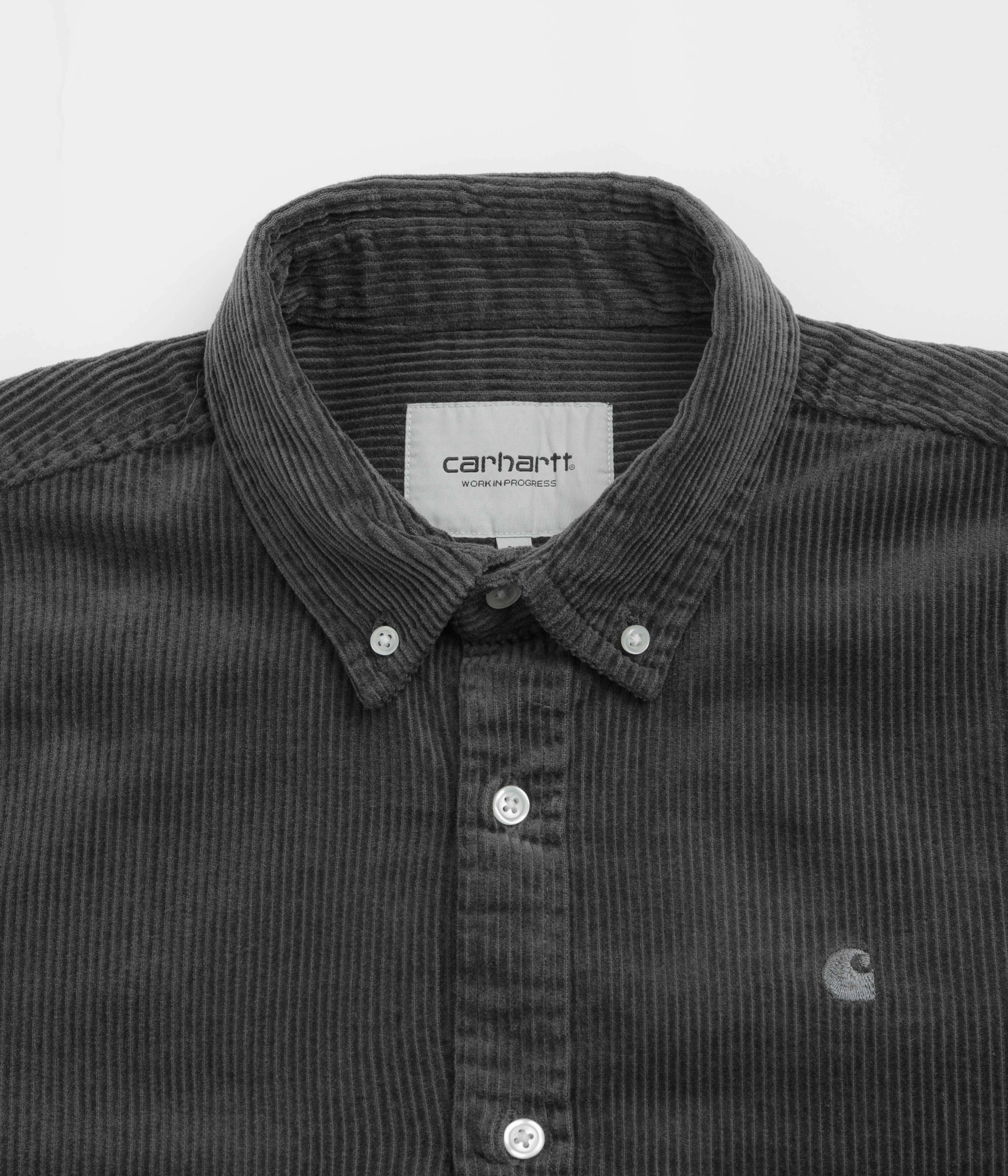 Carhartt Madison Cord Shirt - Graphite / Graphite Soft Touch