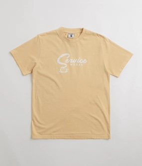 concert venue Service Works Espresso T-Shirt - Khaki