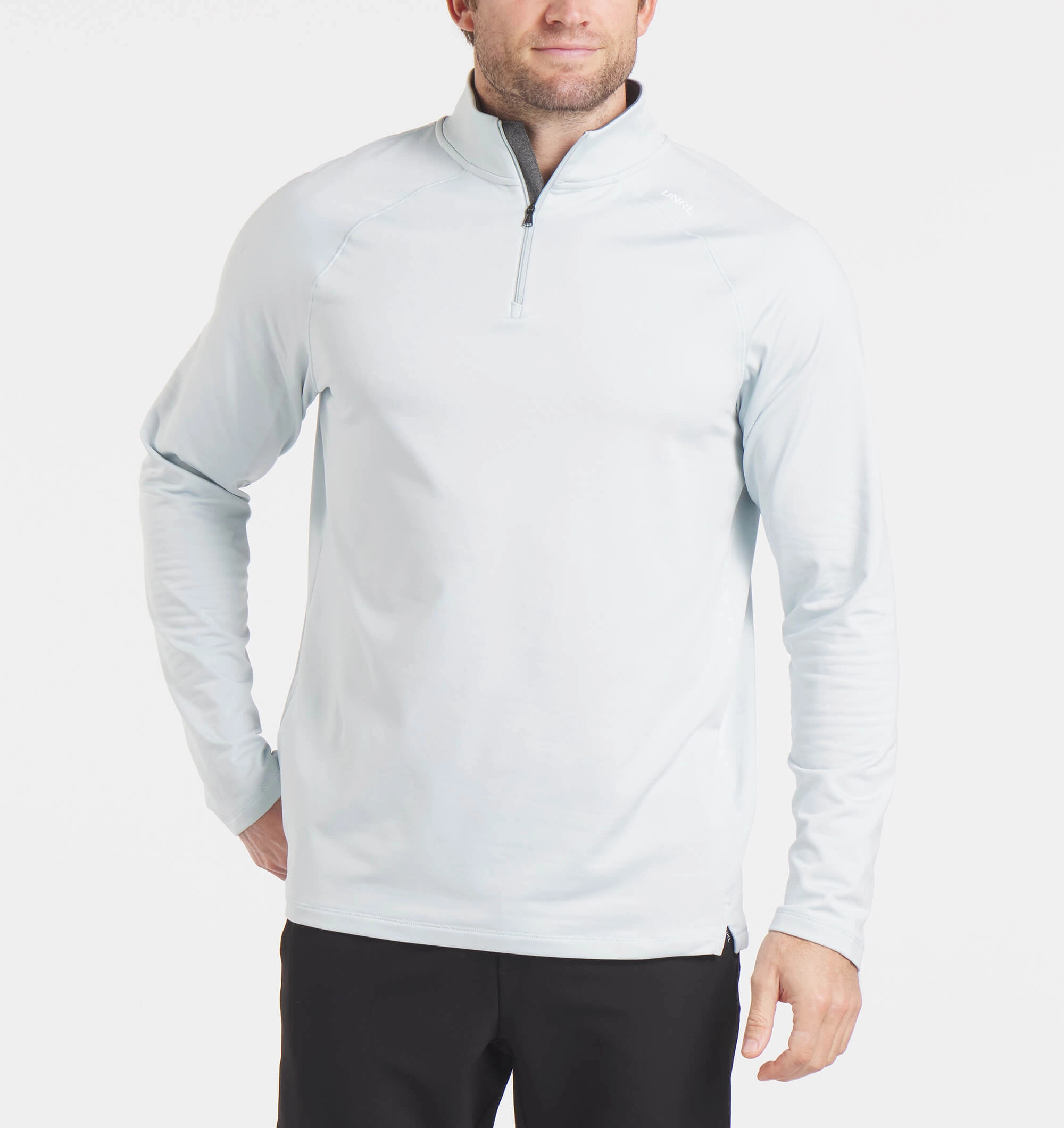 Interlock Quarter Zip Quick Release Fasteners Four Way Stretch Material