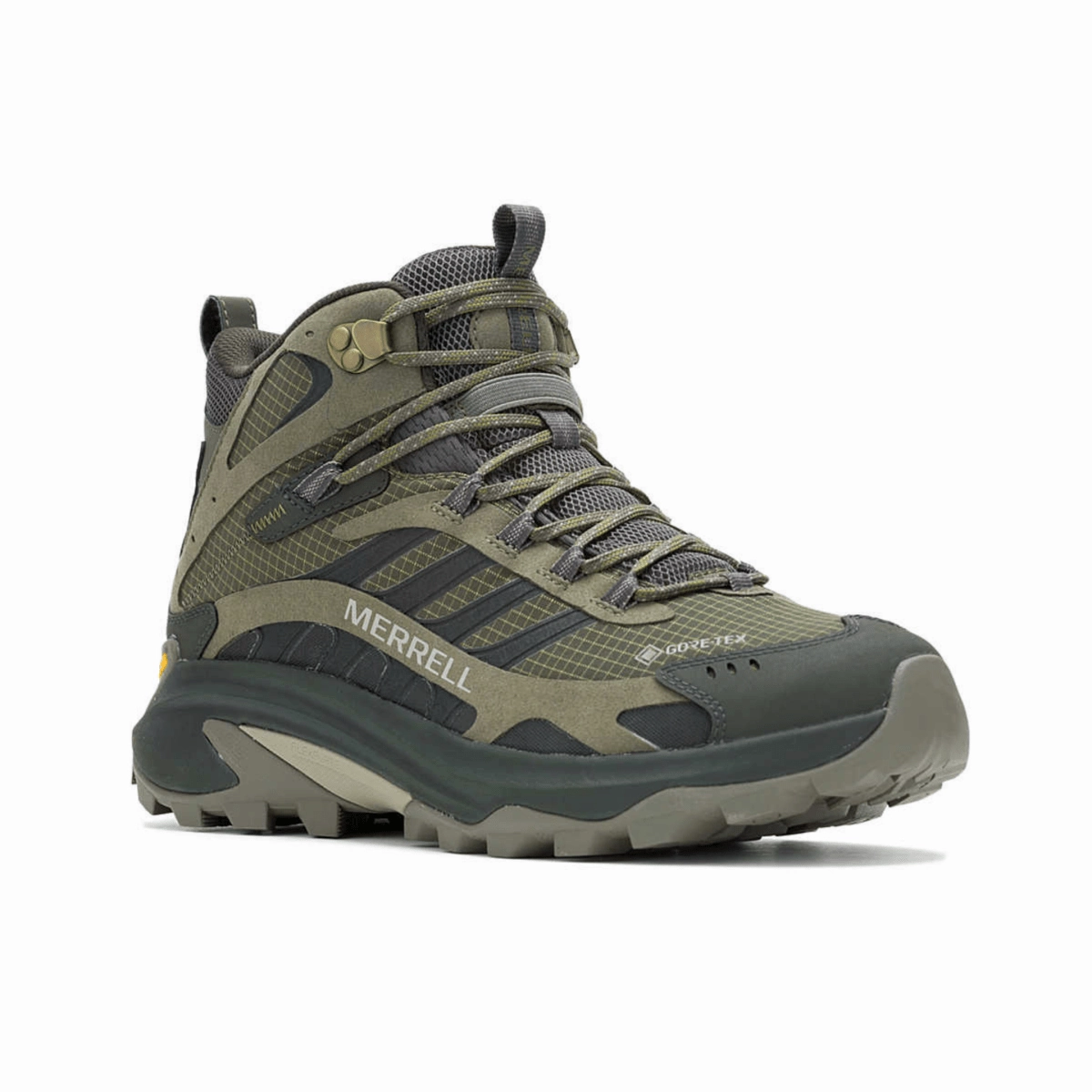 Neutral Use MoldedMidsole Merrell Men's Moab Speed 2 Mid Gore-Tex Olive