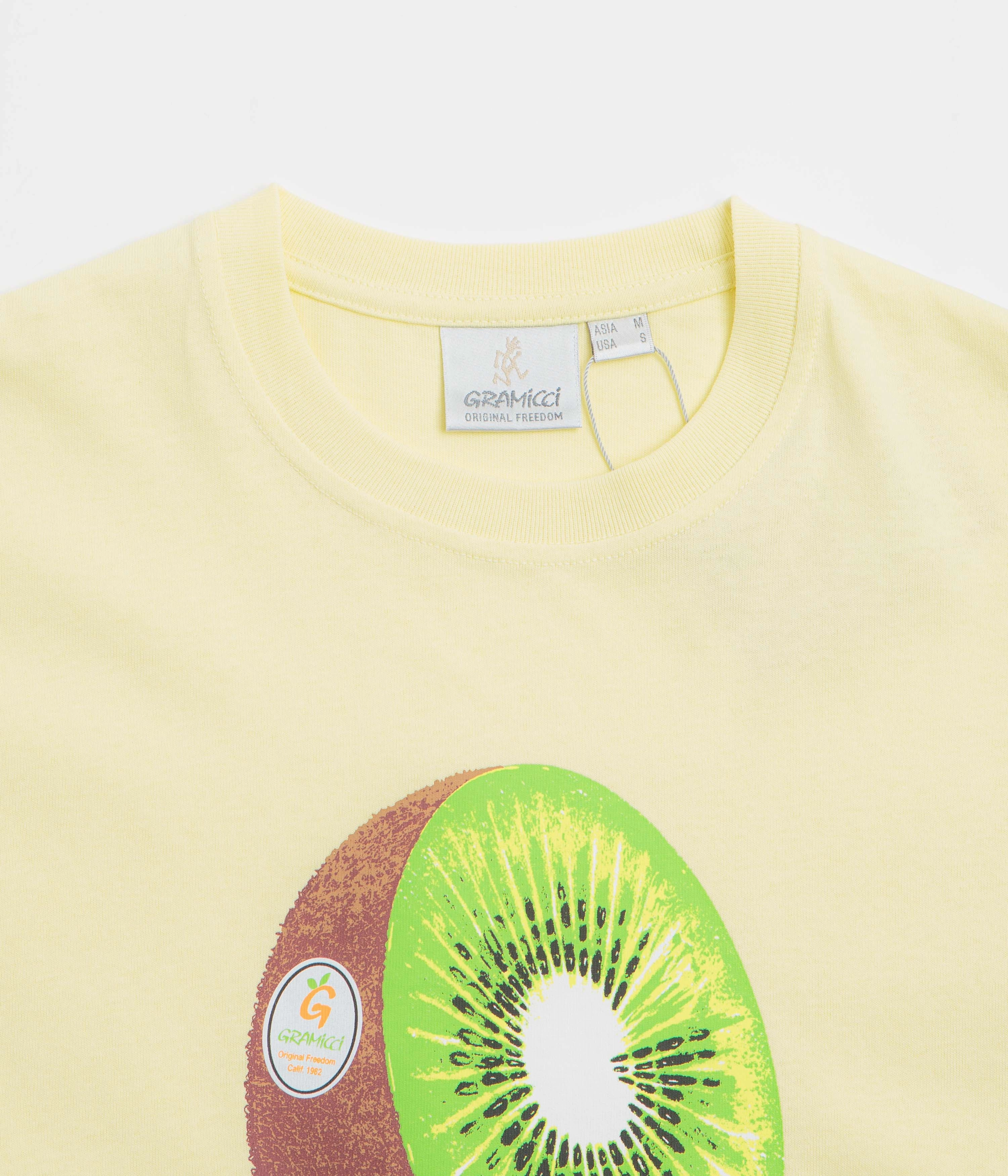 Gramicci Kiwi T-Shirt - Lemon daytime venue