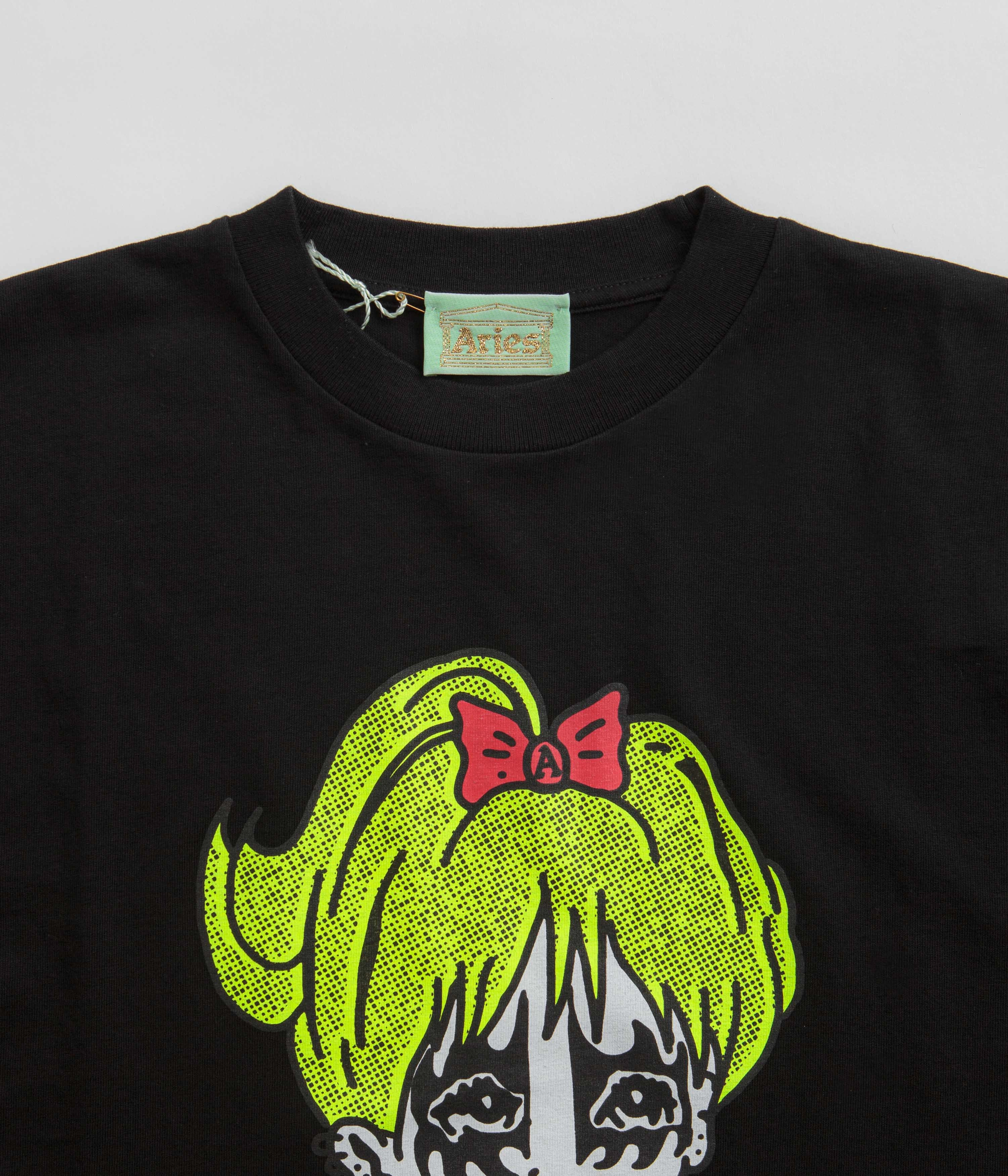 Aries Kiss T-Shirt - Black Bow