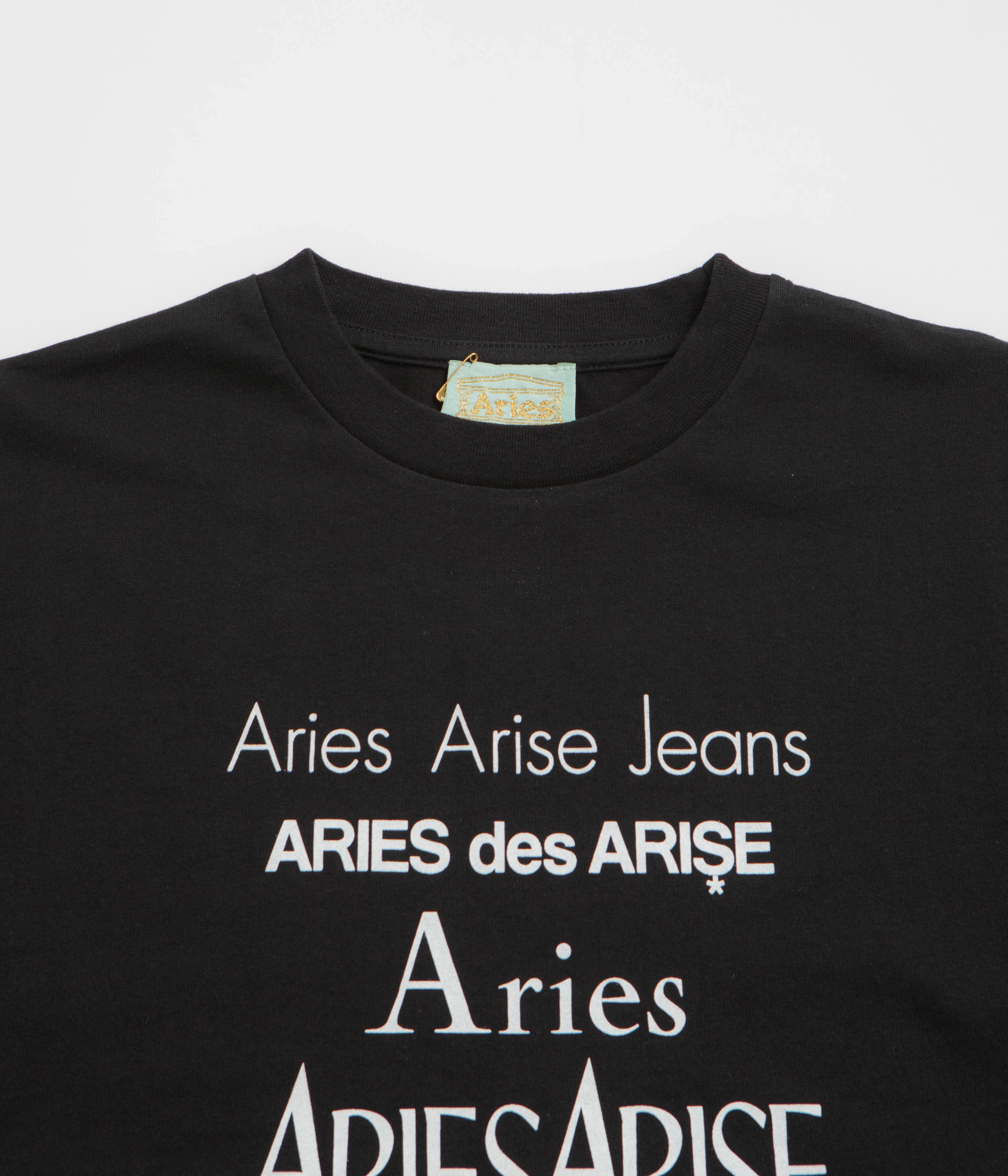 Aries Perfume T-Shirt - Black fall season Adjustable