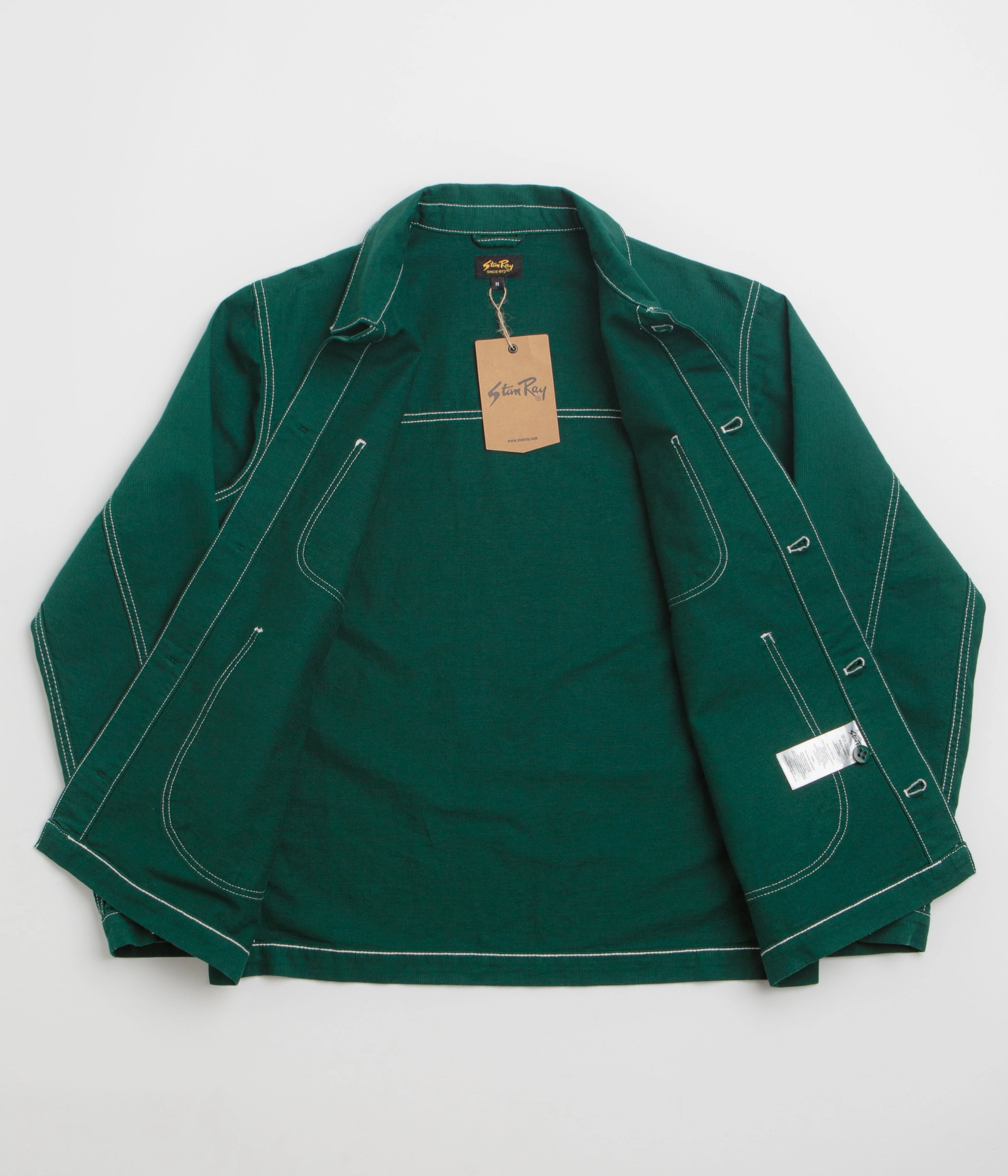 Morning Layer Stan Ray Coverall Jacket - Botanical Green Bedford