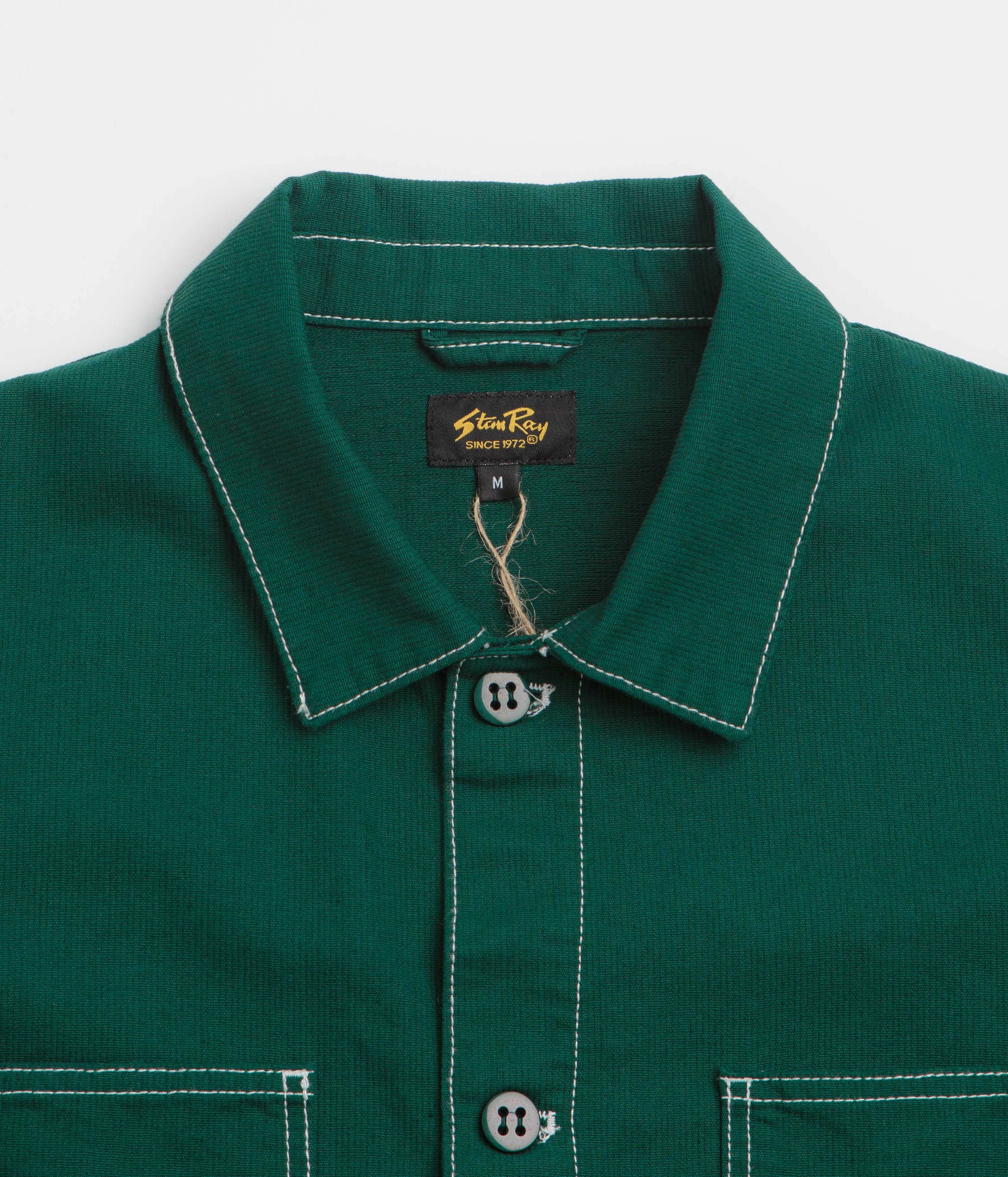 Quick Closure Stan Ray Coverall Jacket - Botanical Green Bedford