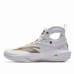 ANTA Men's Klay Thompson KT8 Platinum Basketball Shoes Shock Comfort Synthetic Overlay