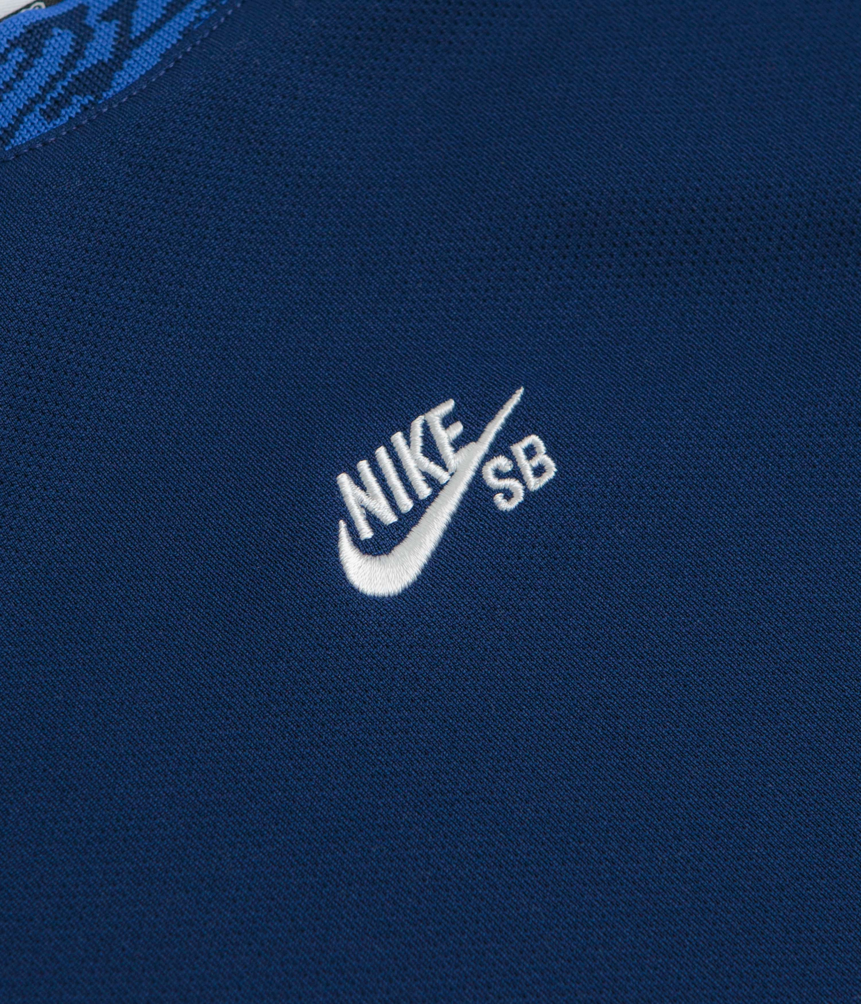 Nike SB Knit Jersey - Blue Void / Game Royal / White vintage charm