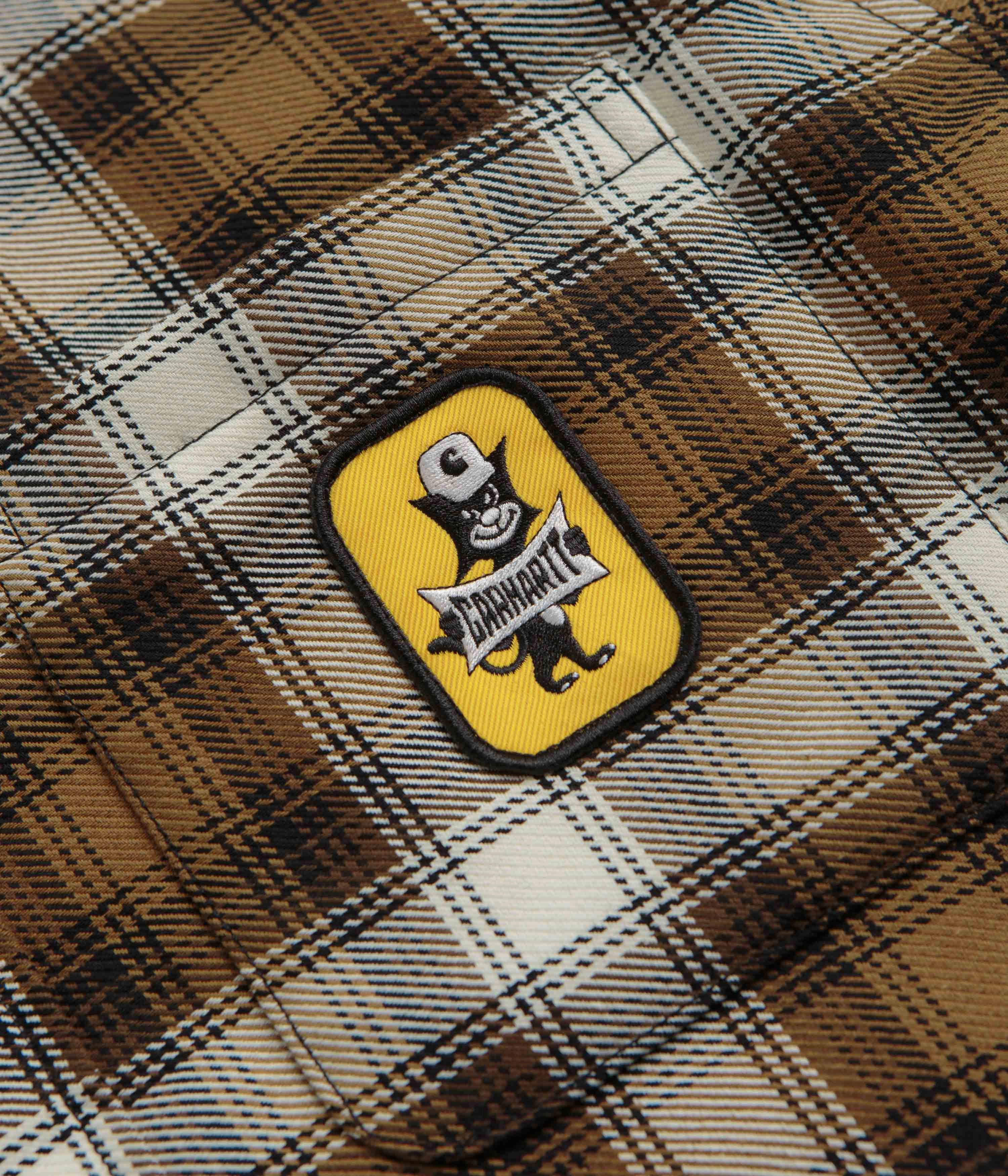 Action Conquer Carhartt Monahan Shirt Jacket - Monahan Check / Hamilton Brown