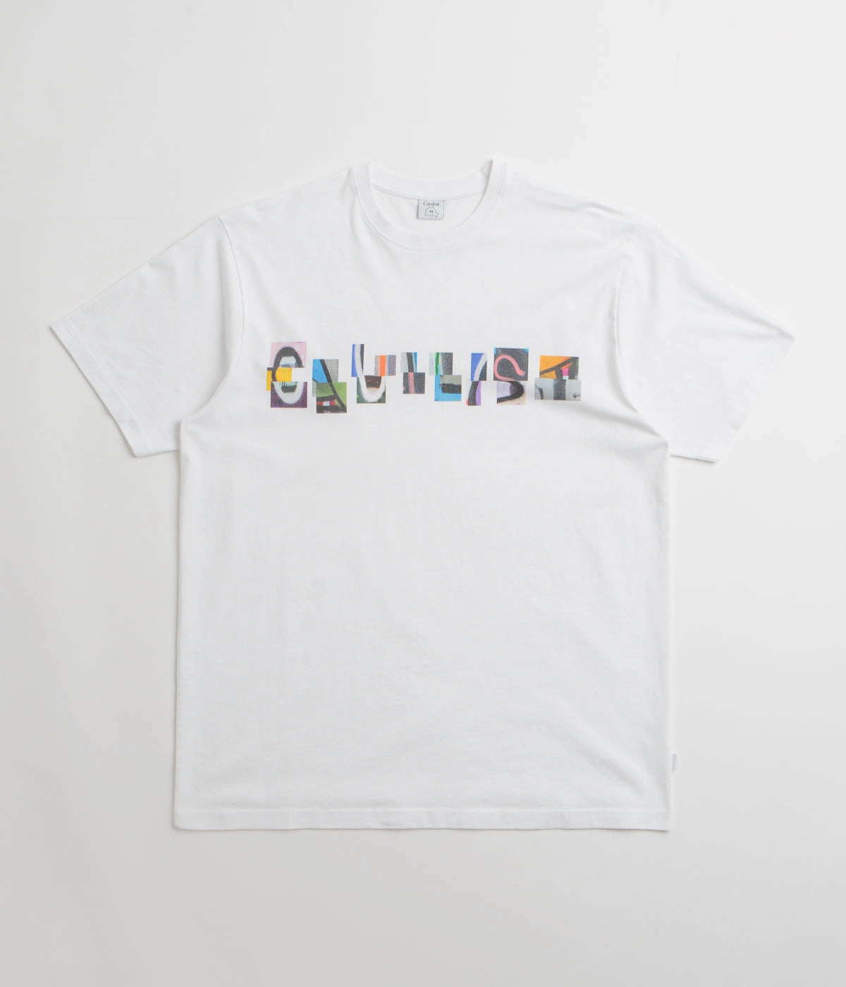 Civilist Spray T-Shirt - White jeggings silhouette