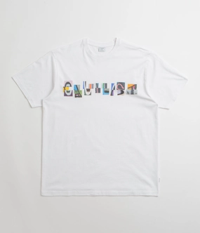 Civilist Spray T-Shirt - White jeggings silhouette