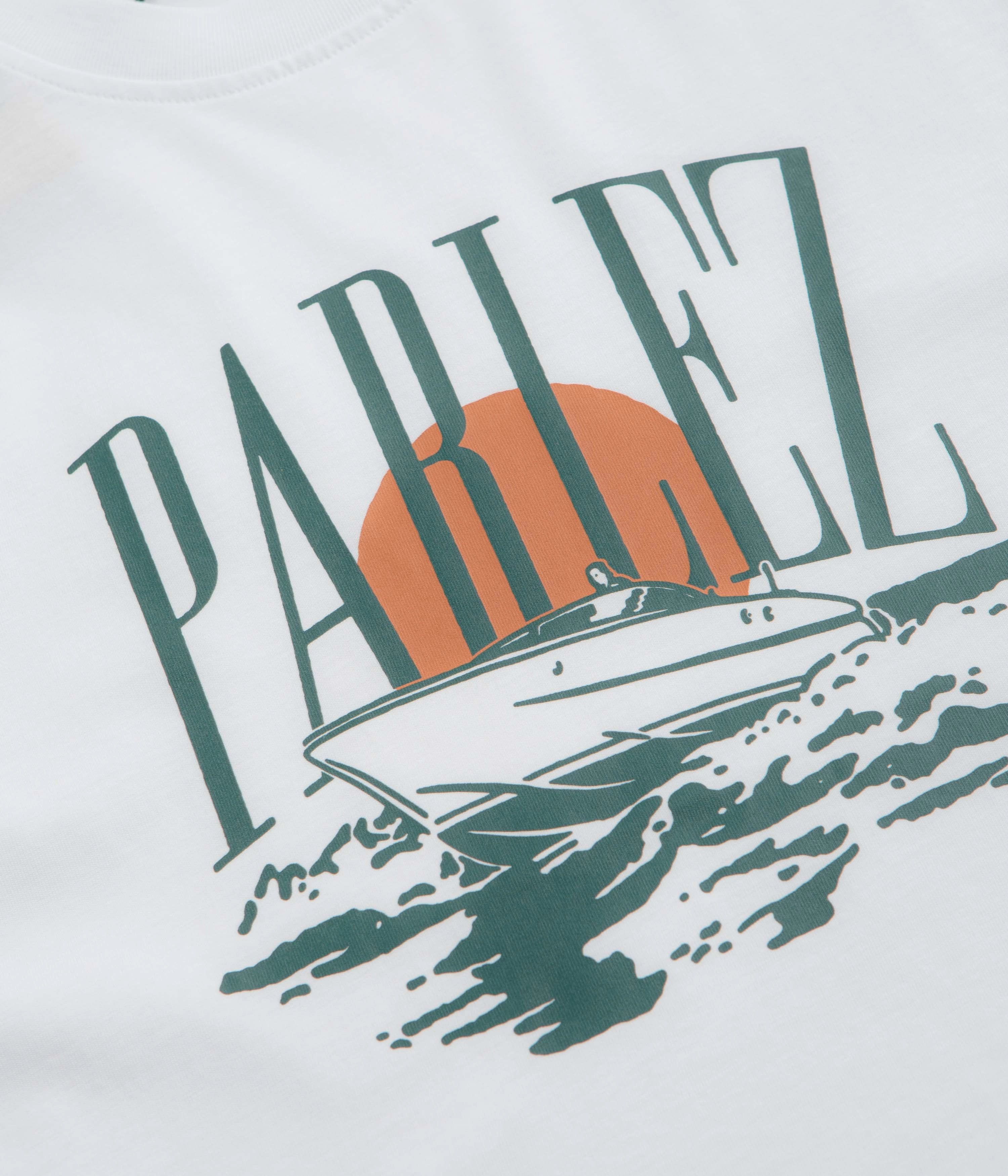 Parlez Vehi T-Shirt - White Halter neck