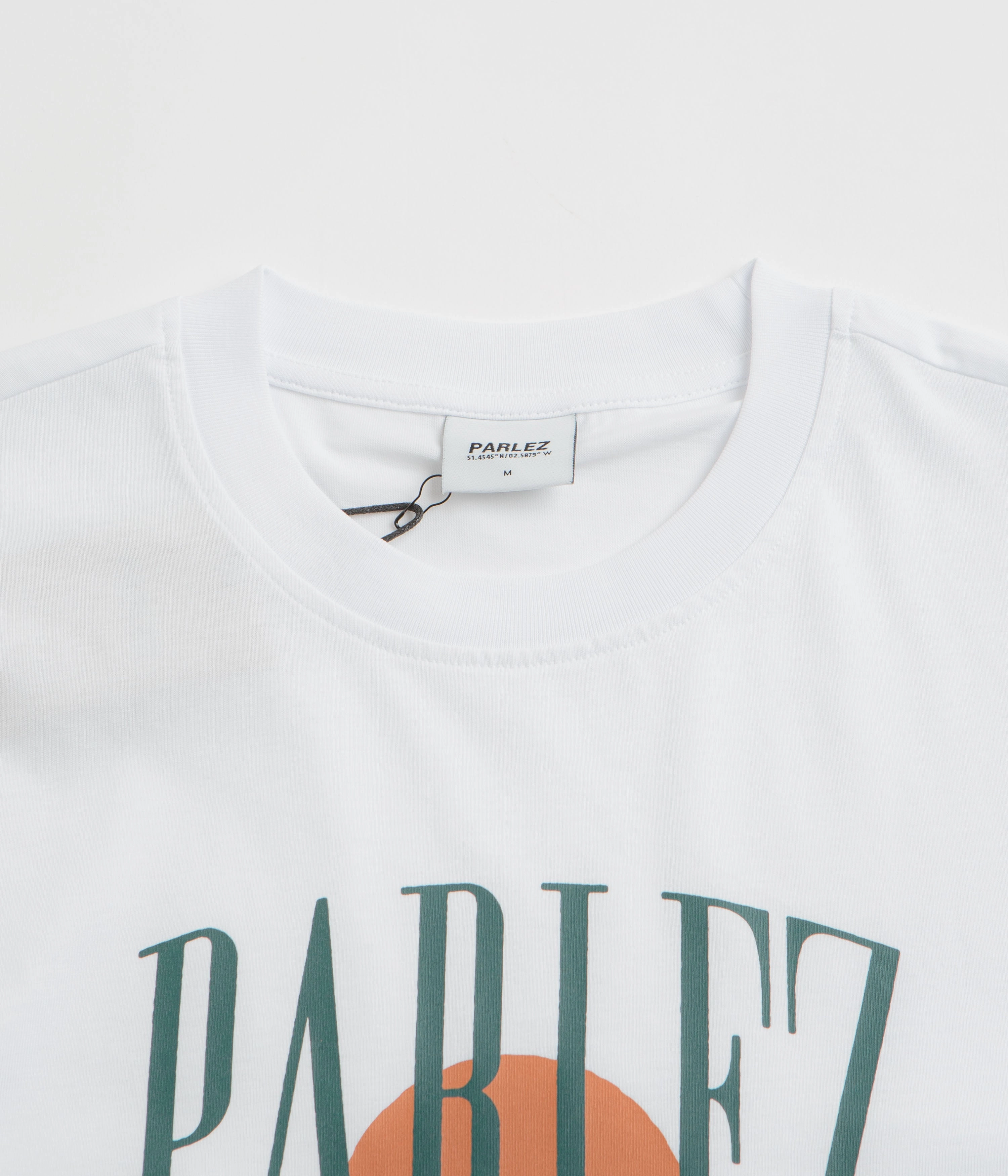 Checkered Buttoned Parlez Vehi T-Shirt - White