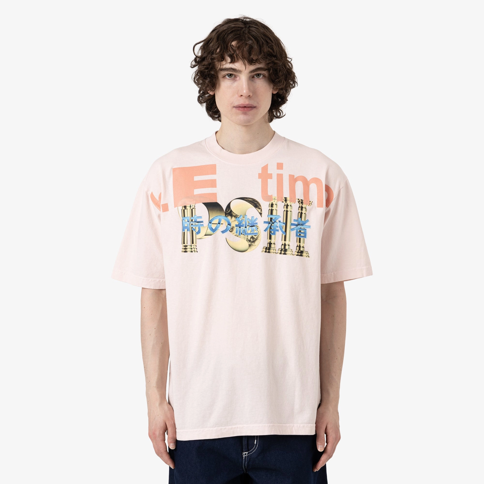 b.Eautiful b.E Time T-Shirt / Light Pink foldable Durable Quality