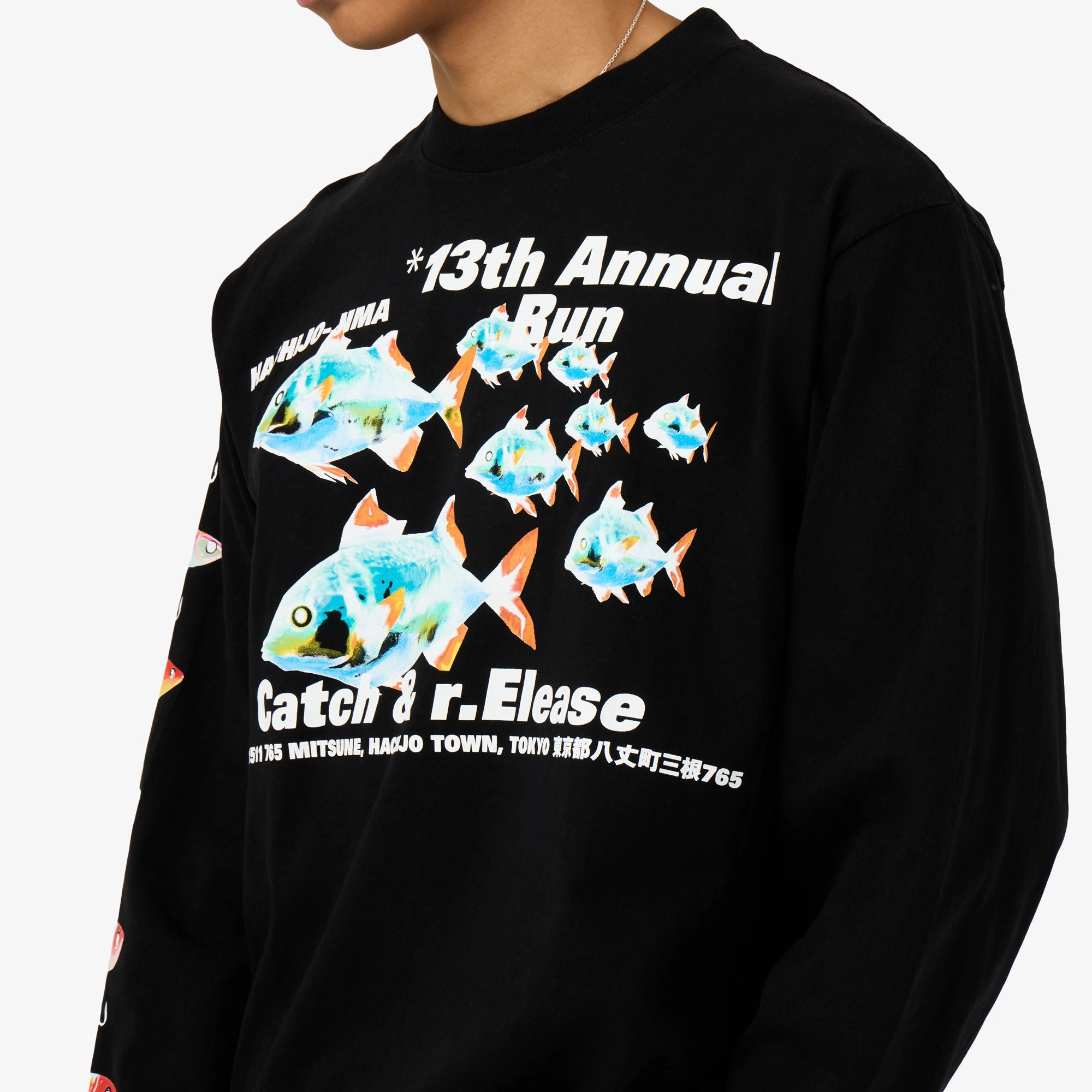 b.Eautiful Catch & Release Longsleeve Shirt Black Sports use Versatility