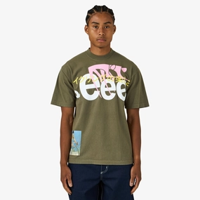 b.Eautiful Joy of Cycling T-Shirt Army festival look