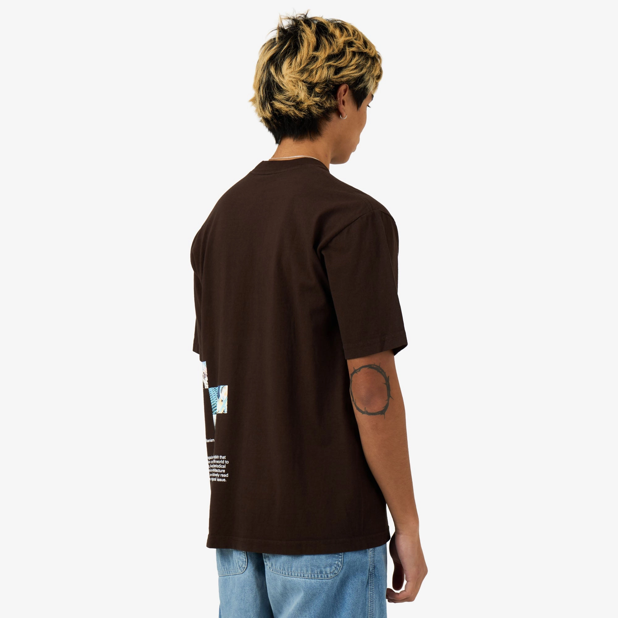 tie dye b.Eautiful Tange Issue T-Shirt Chocolate