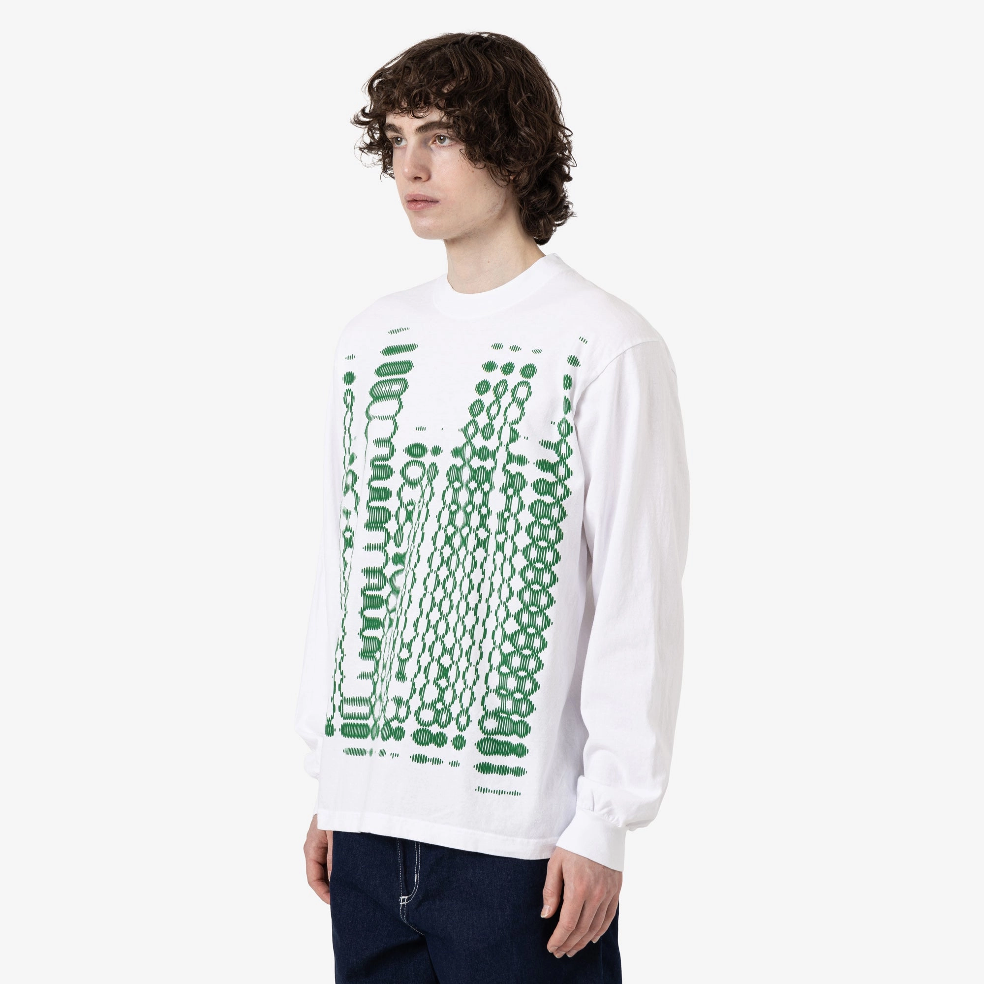 b.Eautiful Vapor Logo Shirt / White polyester shirt