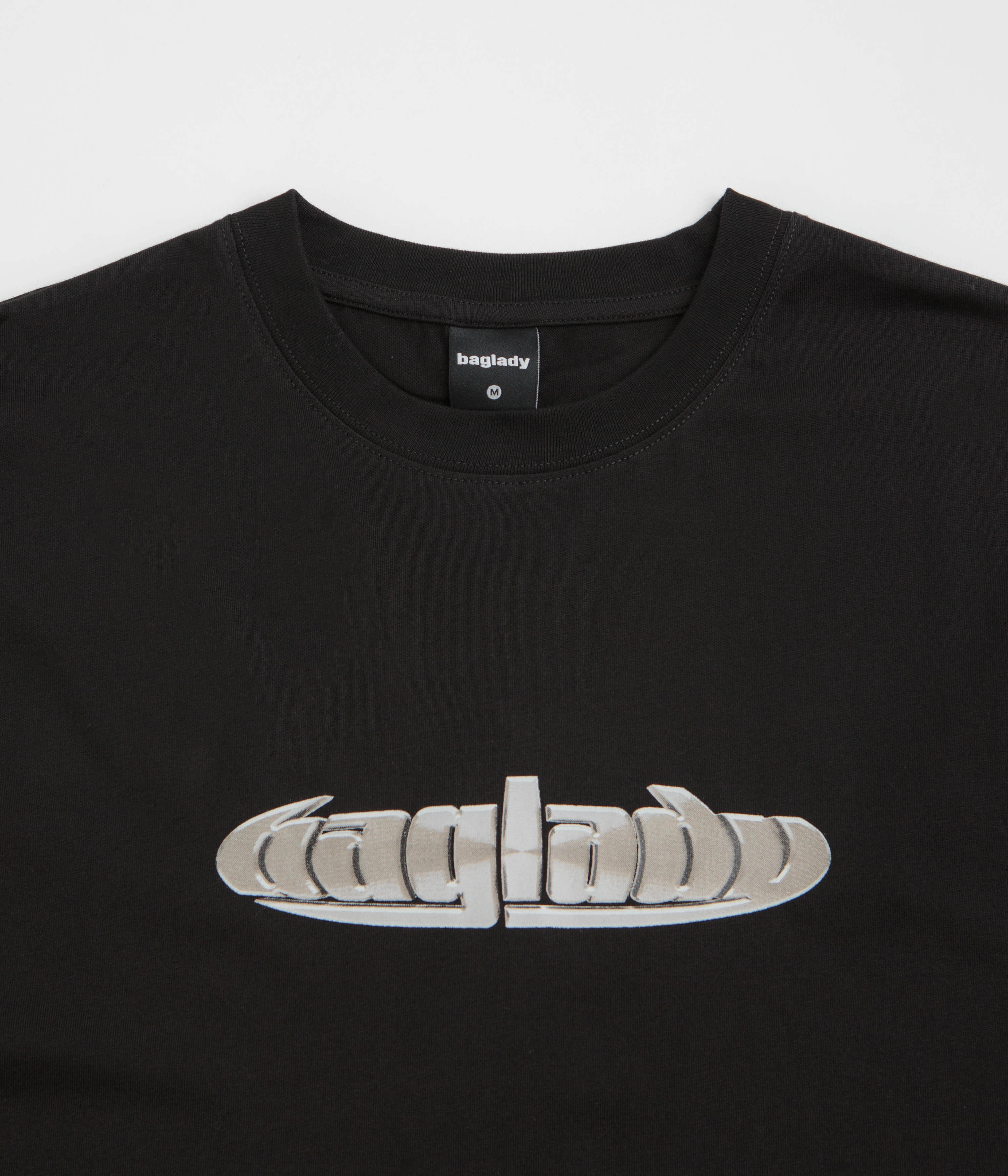 daytime event Mountainous region Baglady Metal T-Shirt - Black