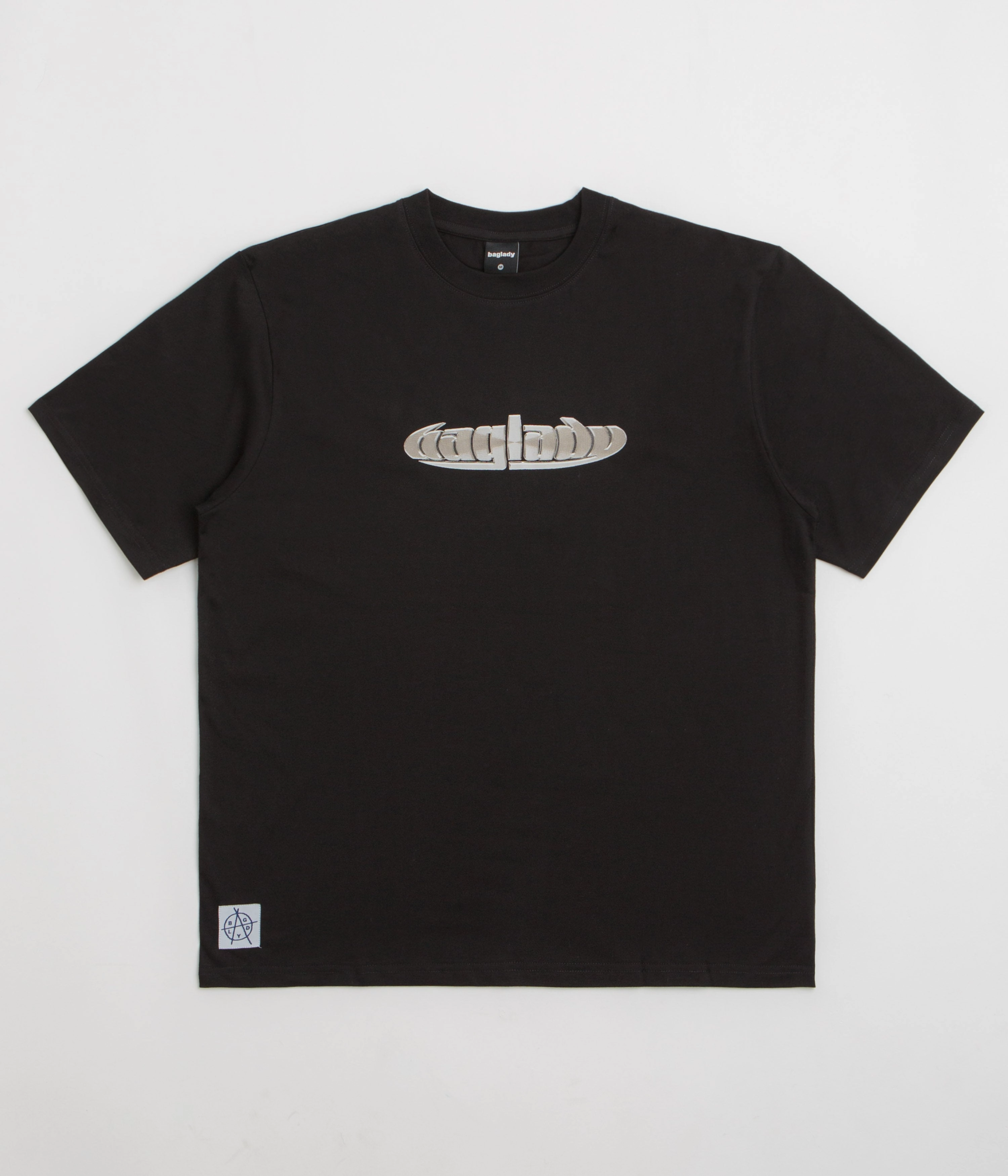 Baglady Metal T-Shirt - Black Beach Vacation Bright Colors