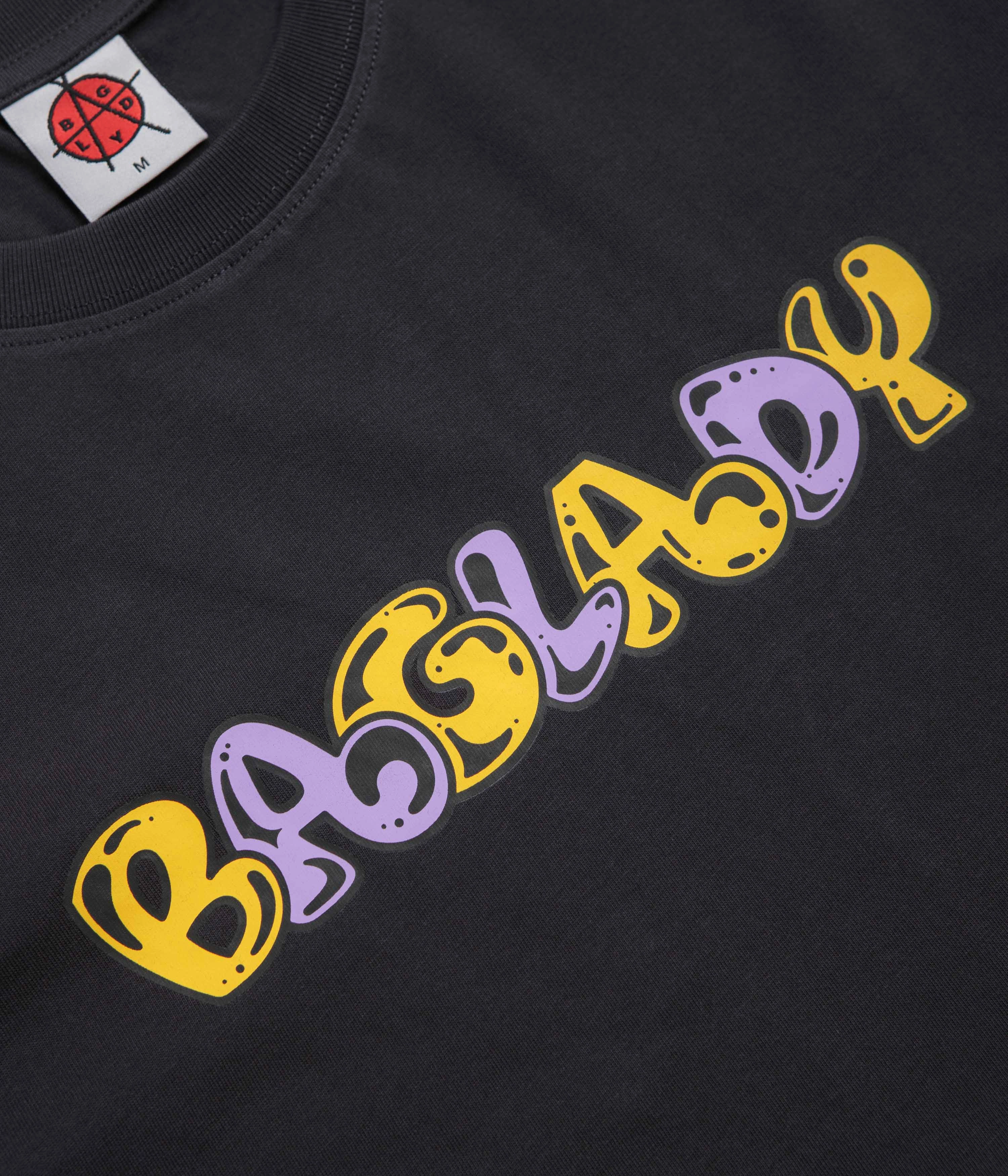 regular length Baglady Overthrow T-Shirt - Off Black