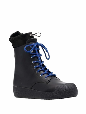 Bally Cutter 6228415 Men's Black Shearling-Lined Leather Boot Multi directional traction