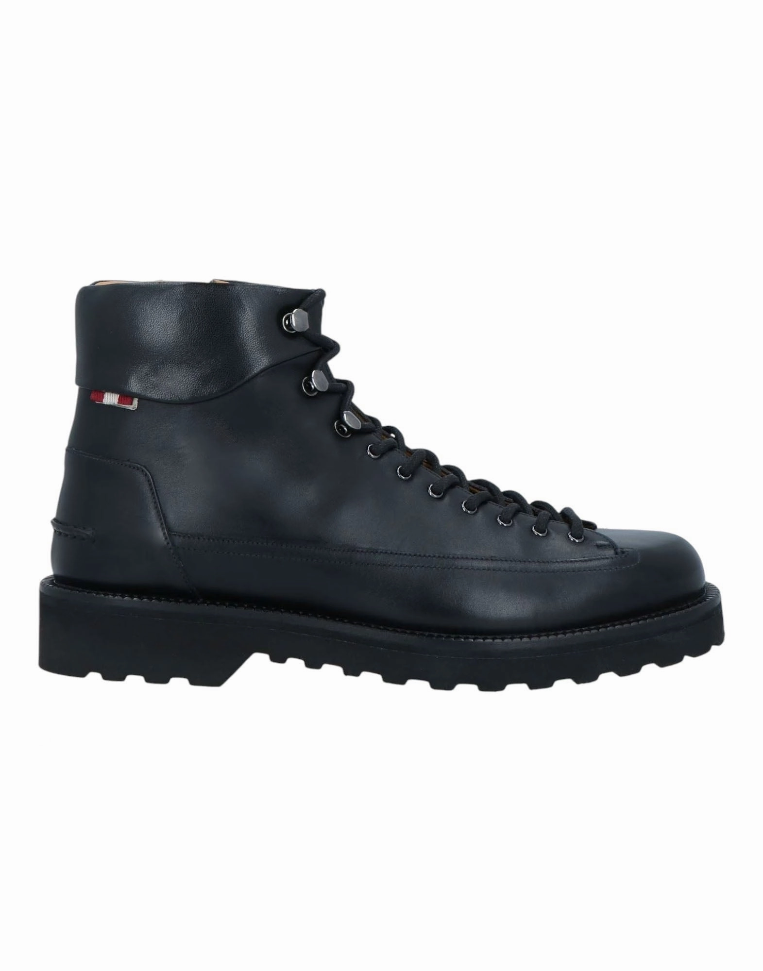 Bally Norkwel 6239796 Men's Black Calf Leather Ankle Boots High Traction Adventure Journey Elastic Collar